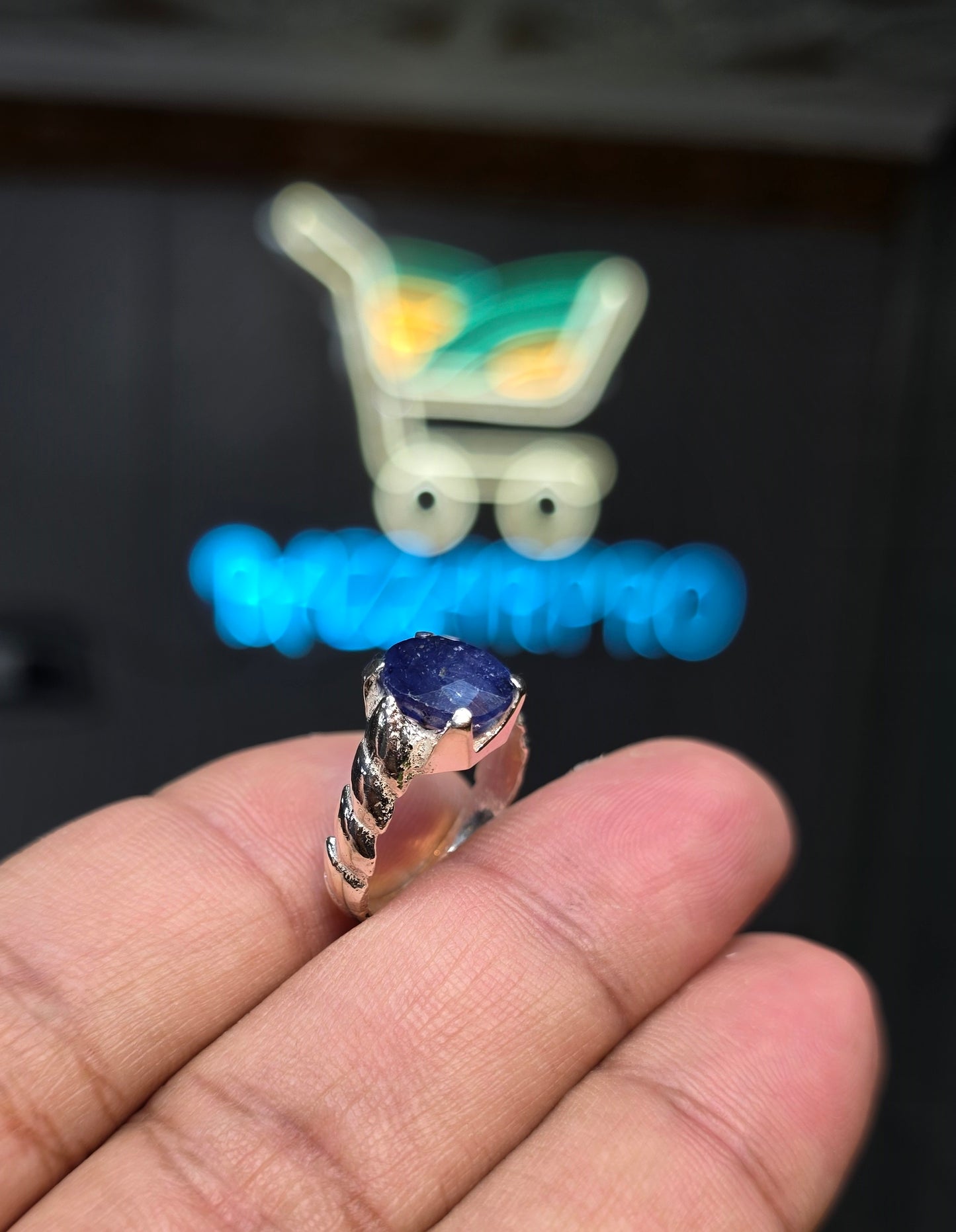 Premium Quality Neelam Ring