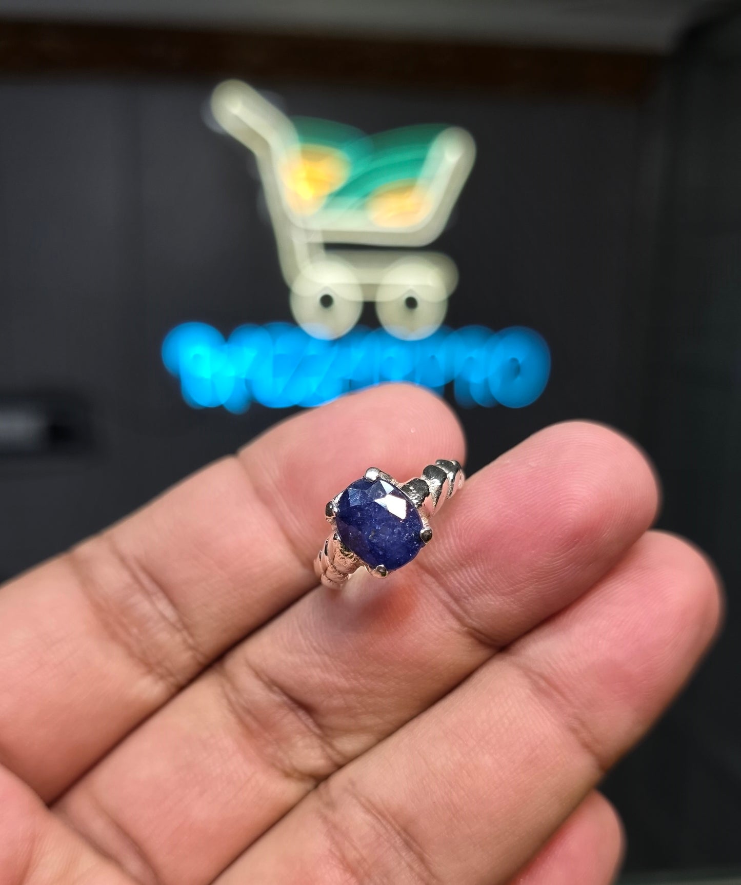 Premium Quality Neelam Ring