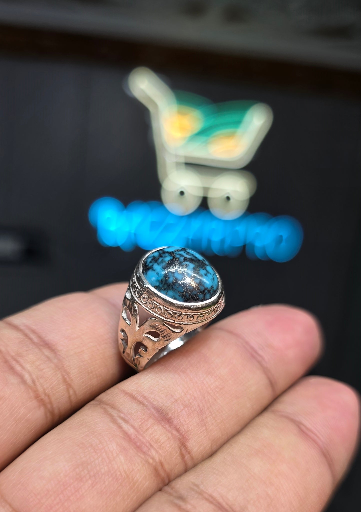 Premium Quality Nisha Puri Feroza Ring