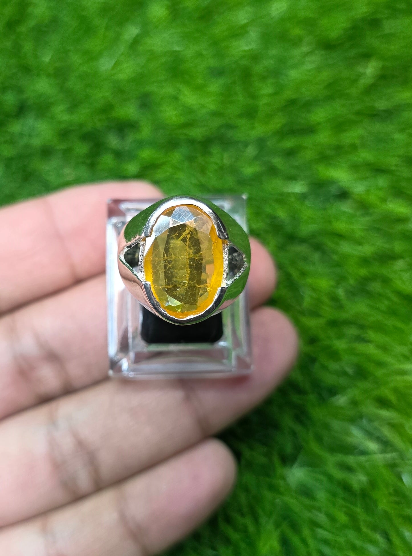 Premium Quality Pukhraj Ring