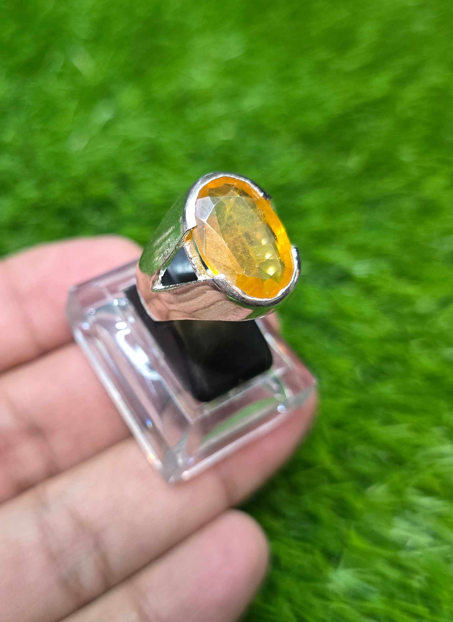 Premium Quality Pukhraj Ring