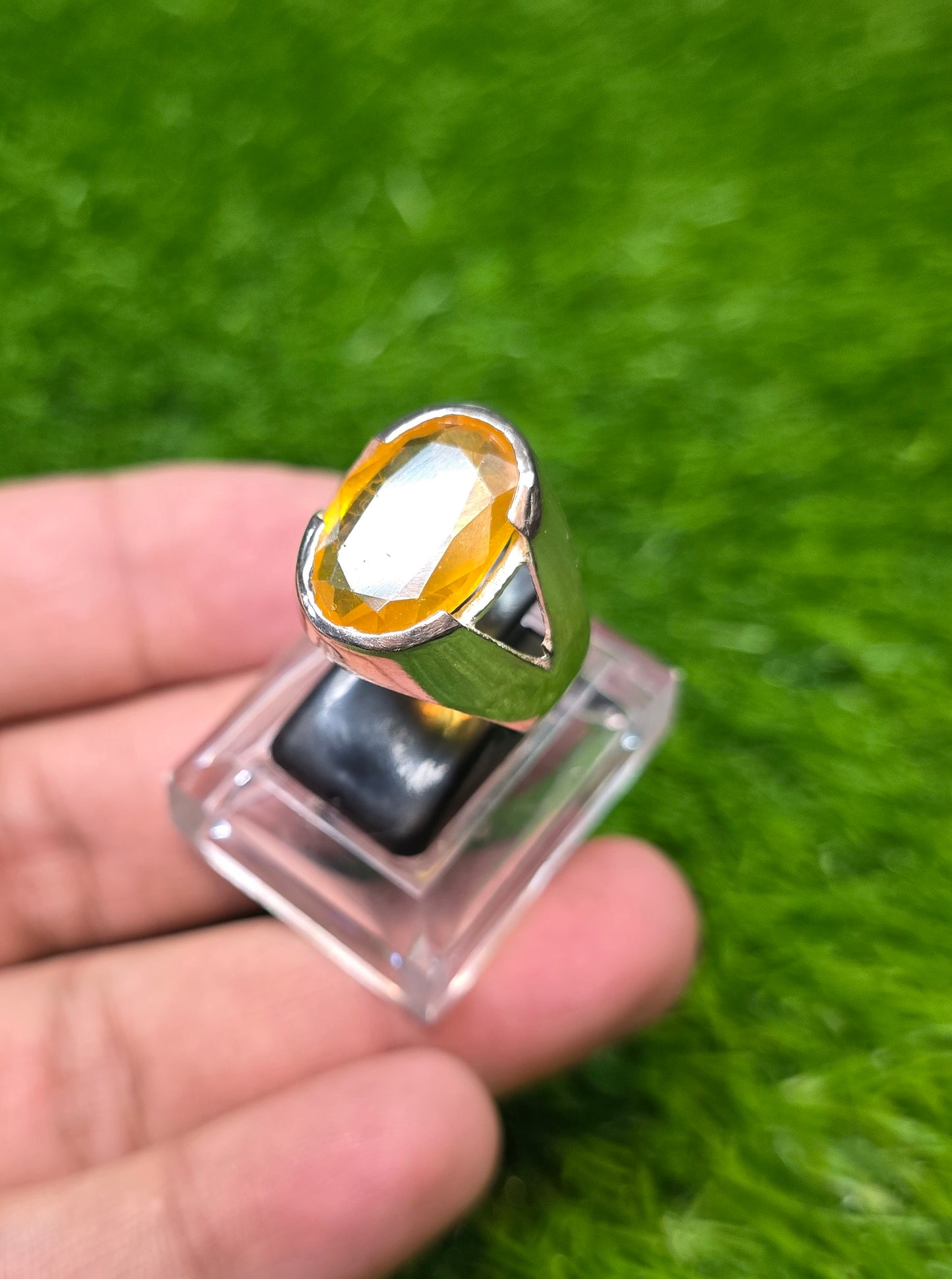 Premium Quality Pukhraj Ring