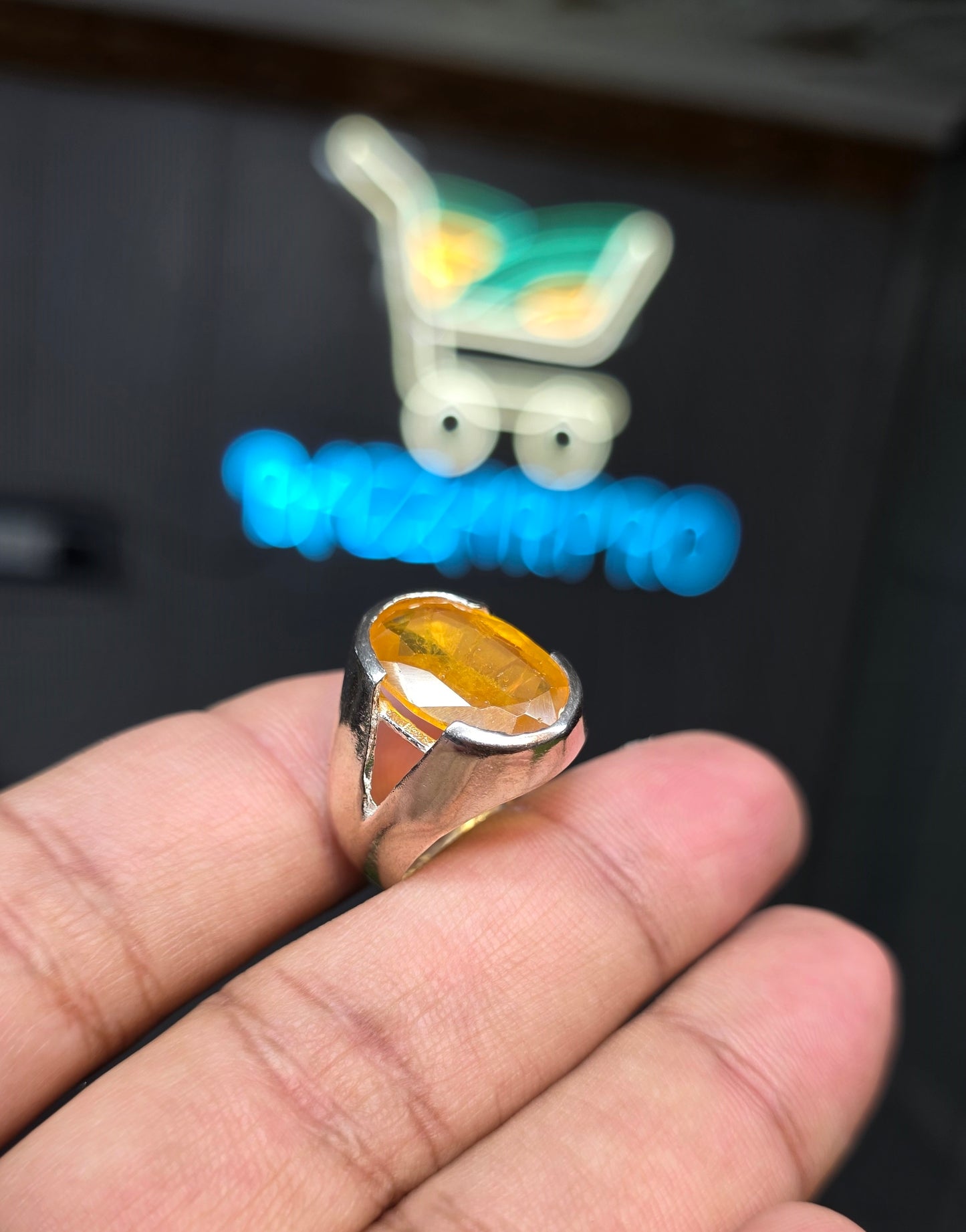 Premium Quality Pukhraj Ring