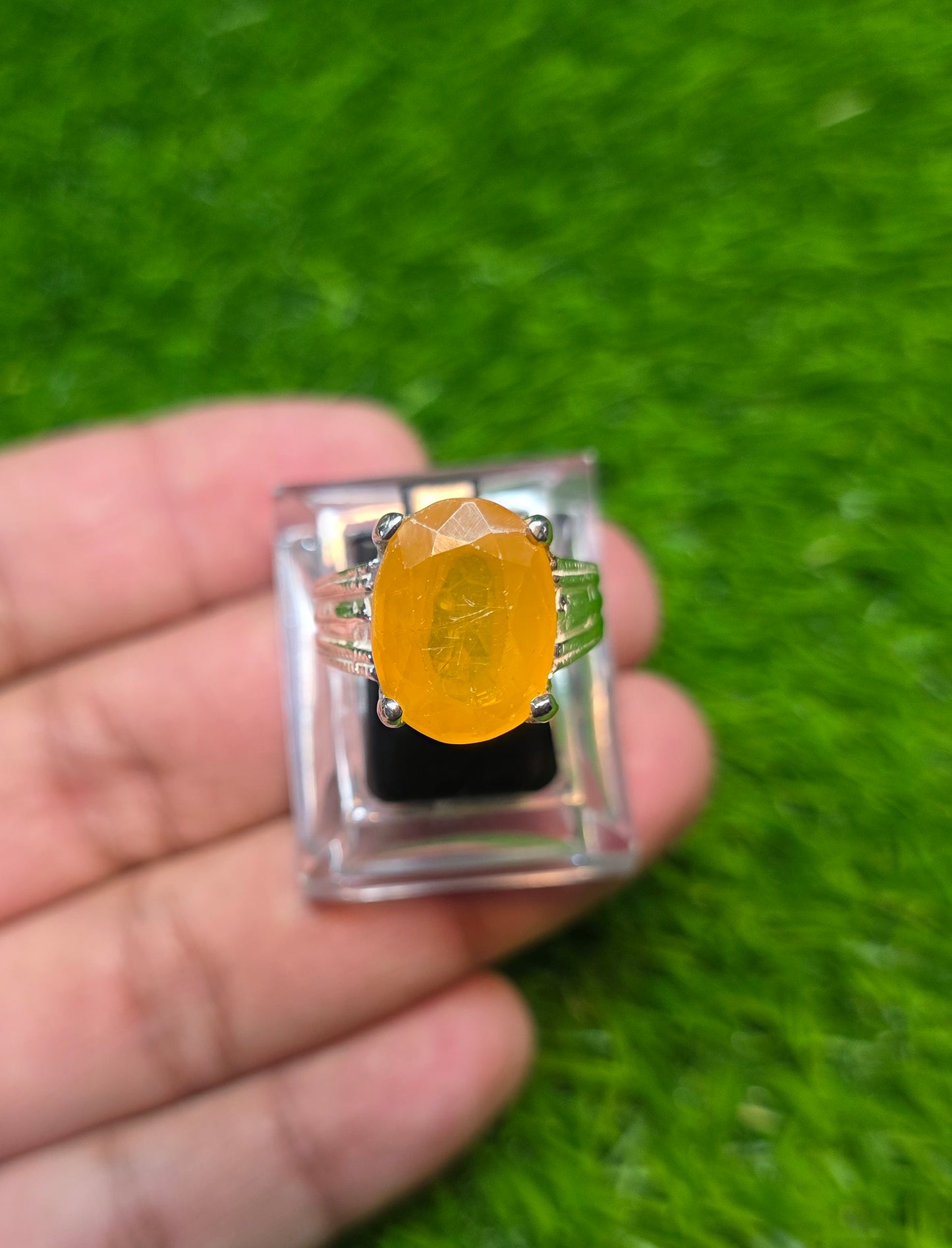 Premium Quality Pukhraj Ring