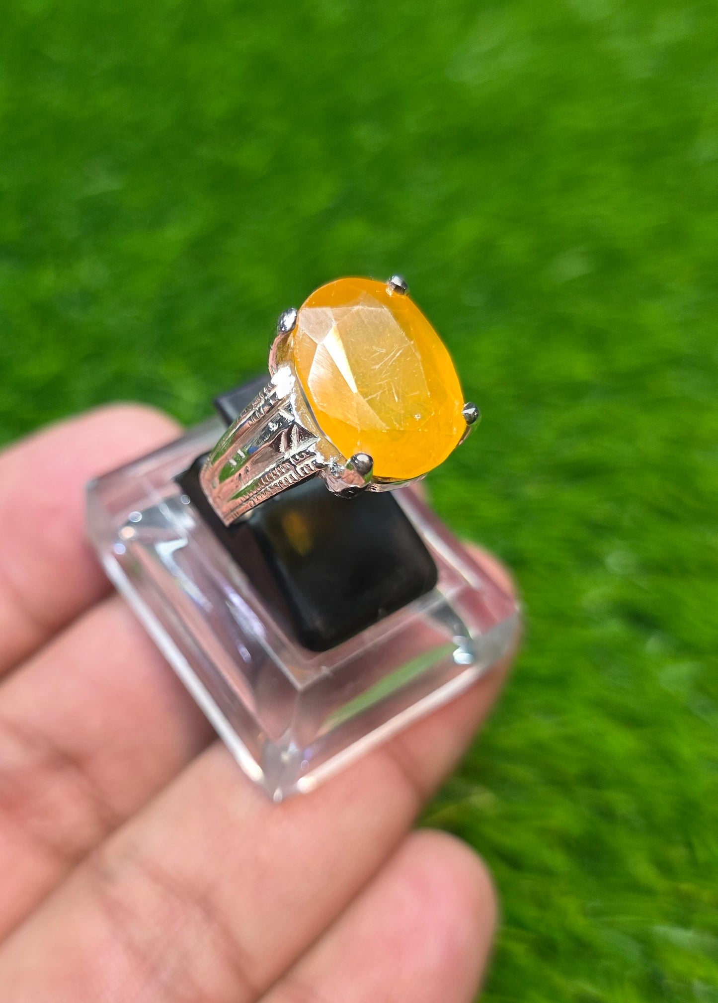 Premium Quality Pukhraj Ring
