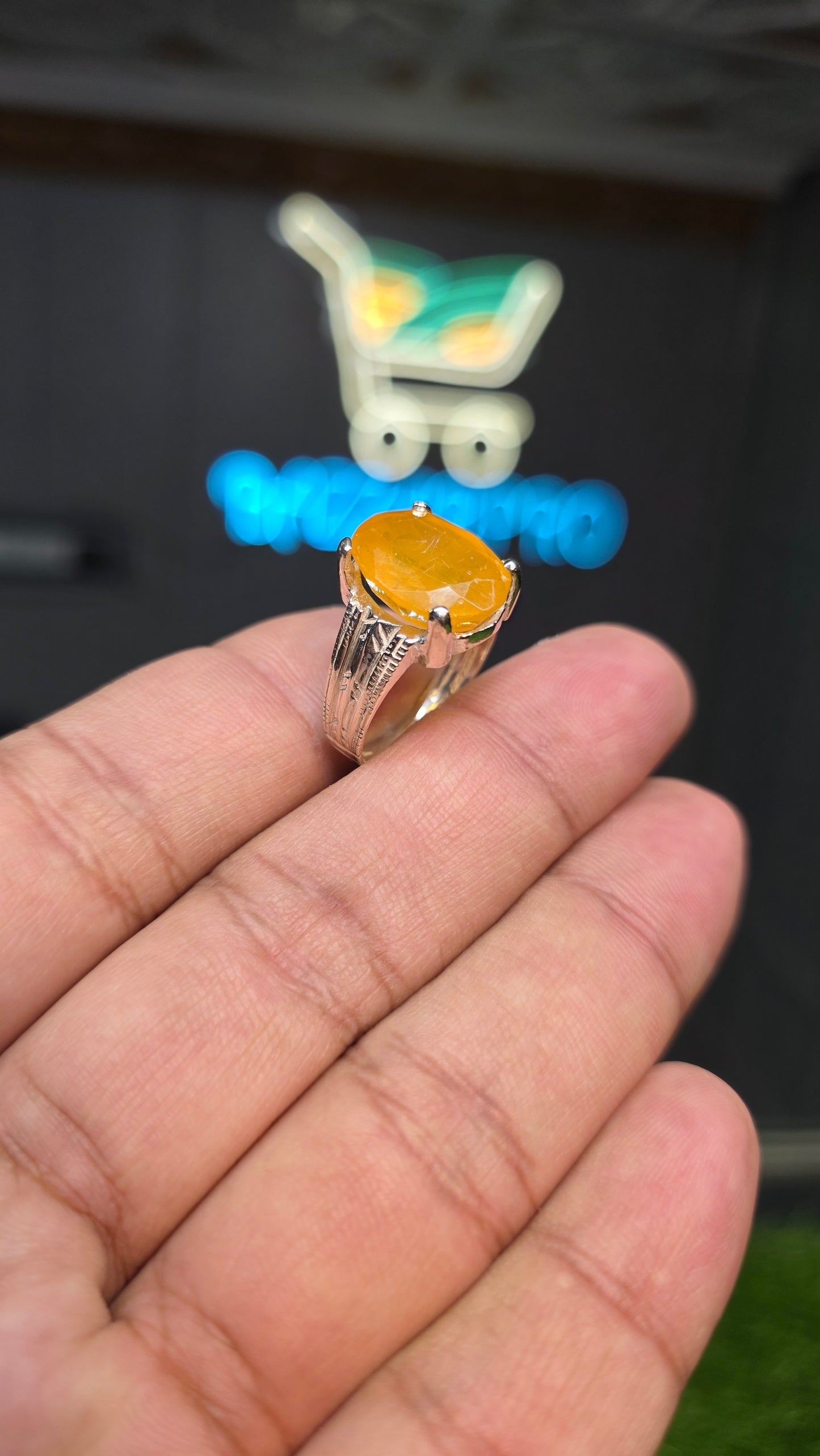 Premium Quality Pukhraj Ring