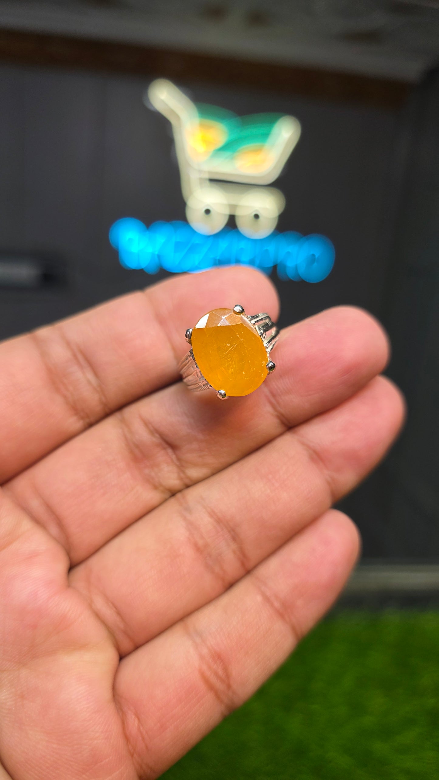 Premium Quality Pukhraj Ring