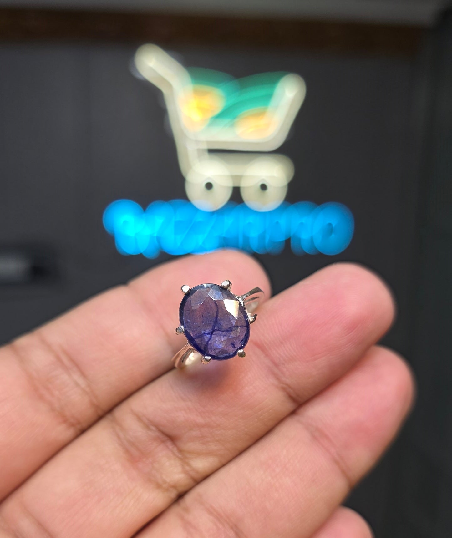 Premium Quality Neelam Ring