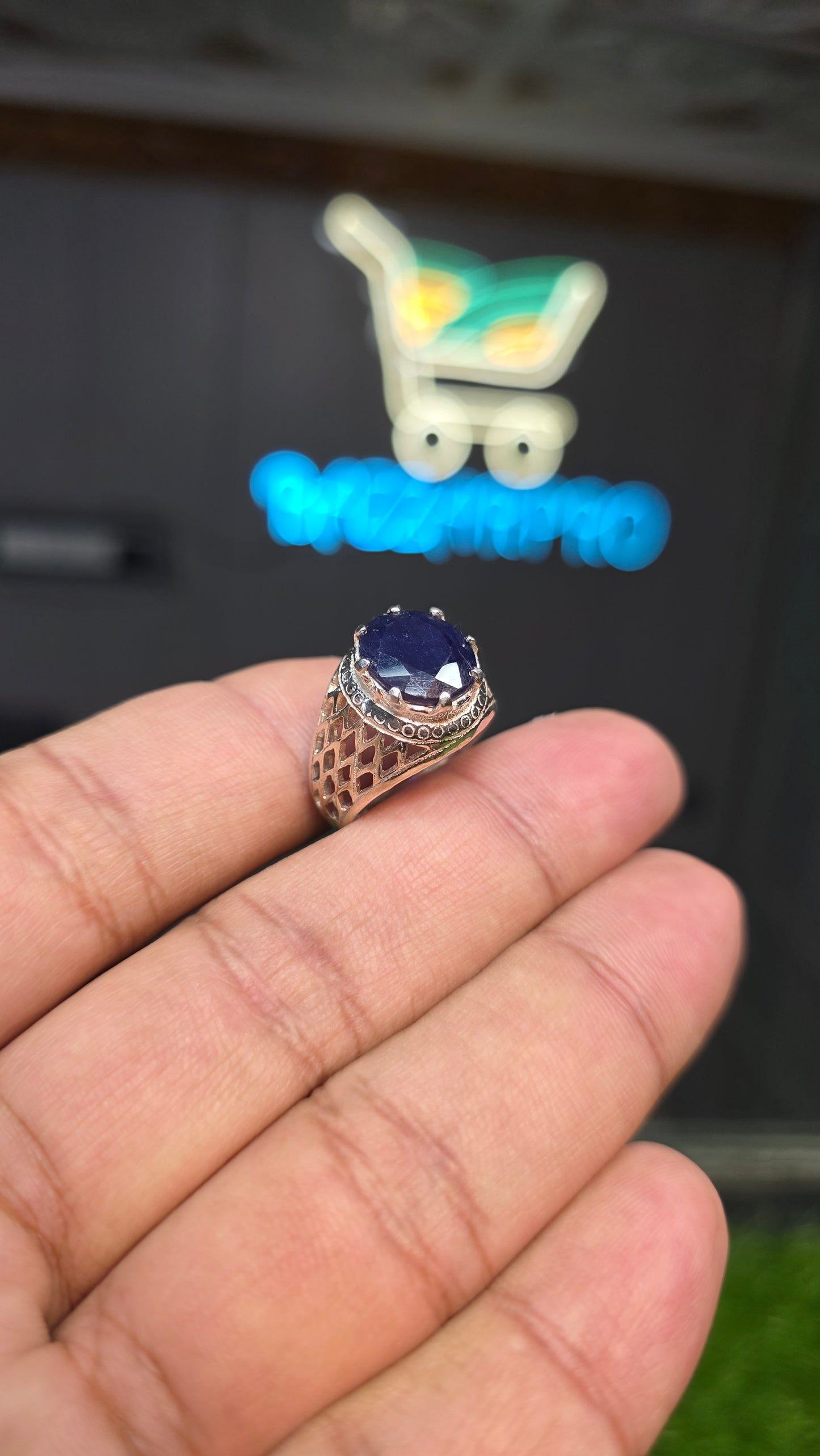 Premium Quality Neelam Ring