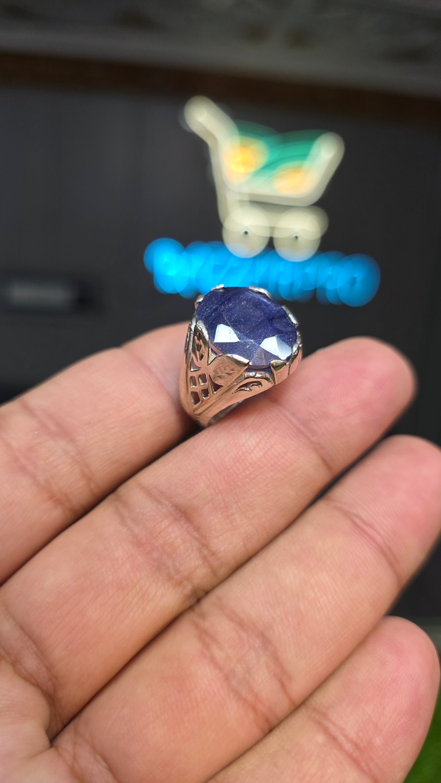 Premium Quality Neelam Ring