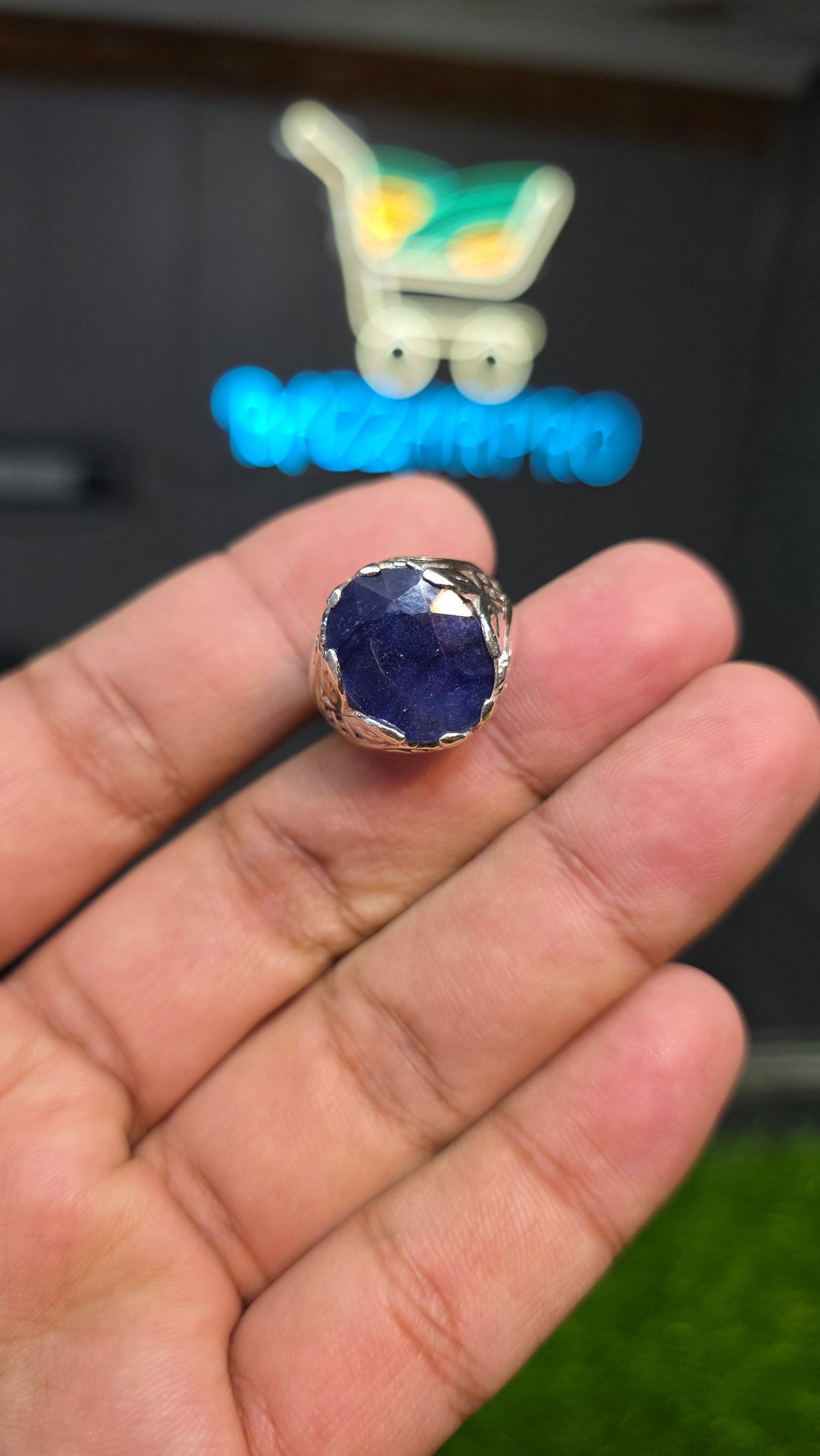 Premium Quality Neelam Ring