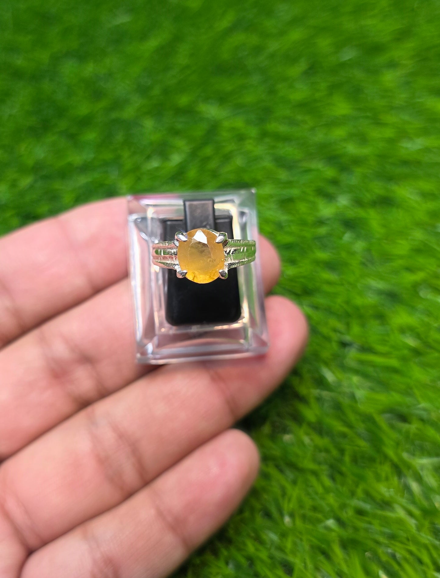 Premium Quality Pukhraj Ring