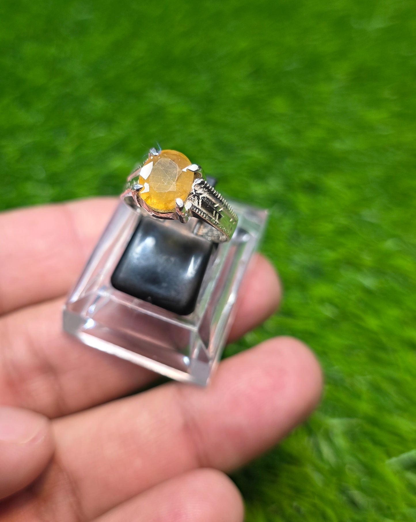 Premium Quality Pukhraj Ring