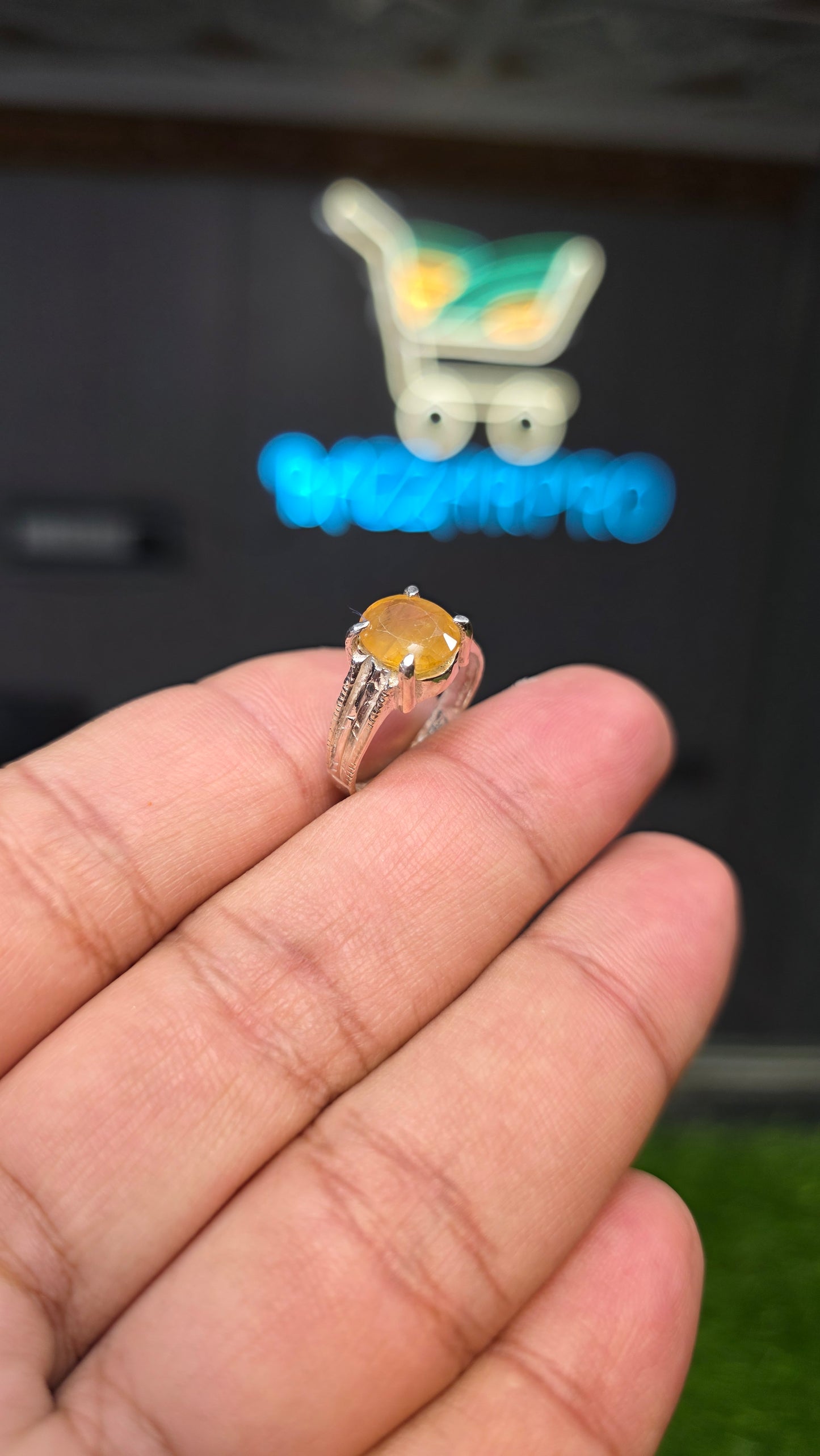 Premium Quality Pukhraj Ring