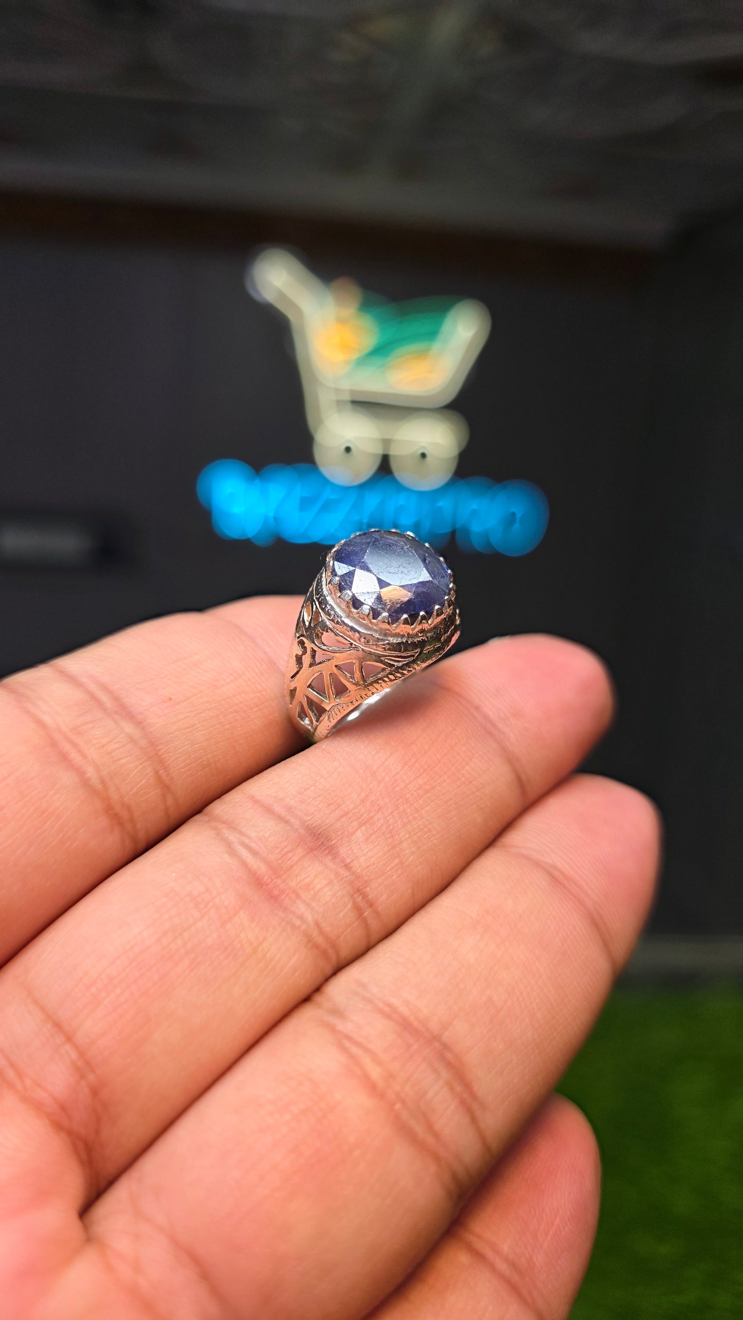 Premium Quality Neelam Ring