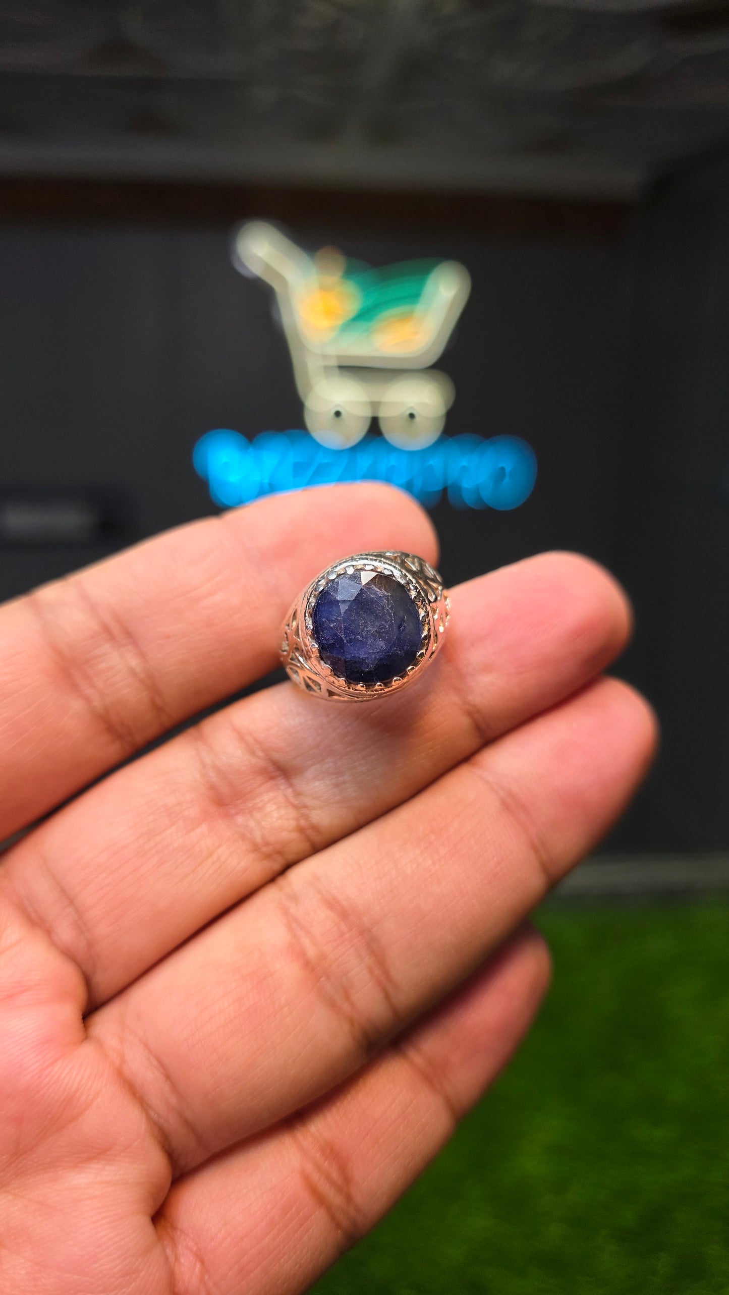 Premium Quality Neelam Ring