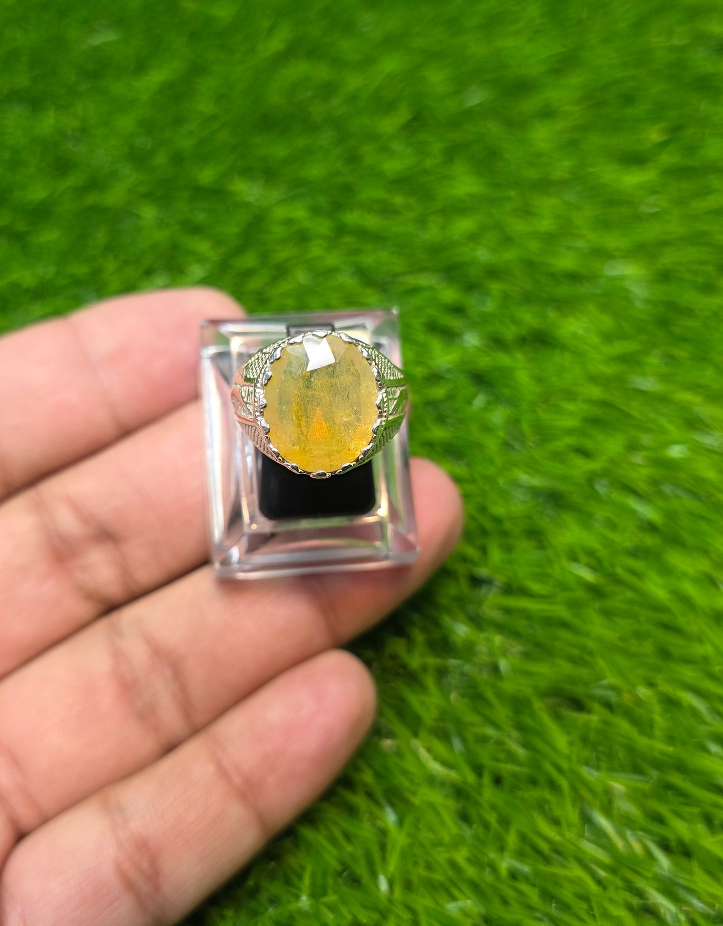 Premium Quality Pukhraj Ring