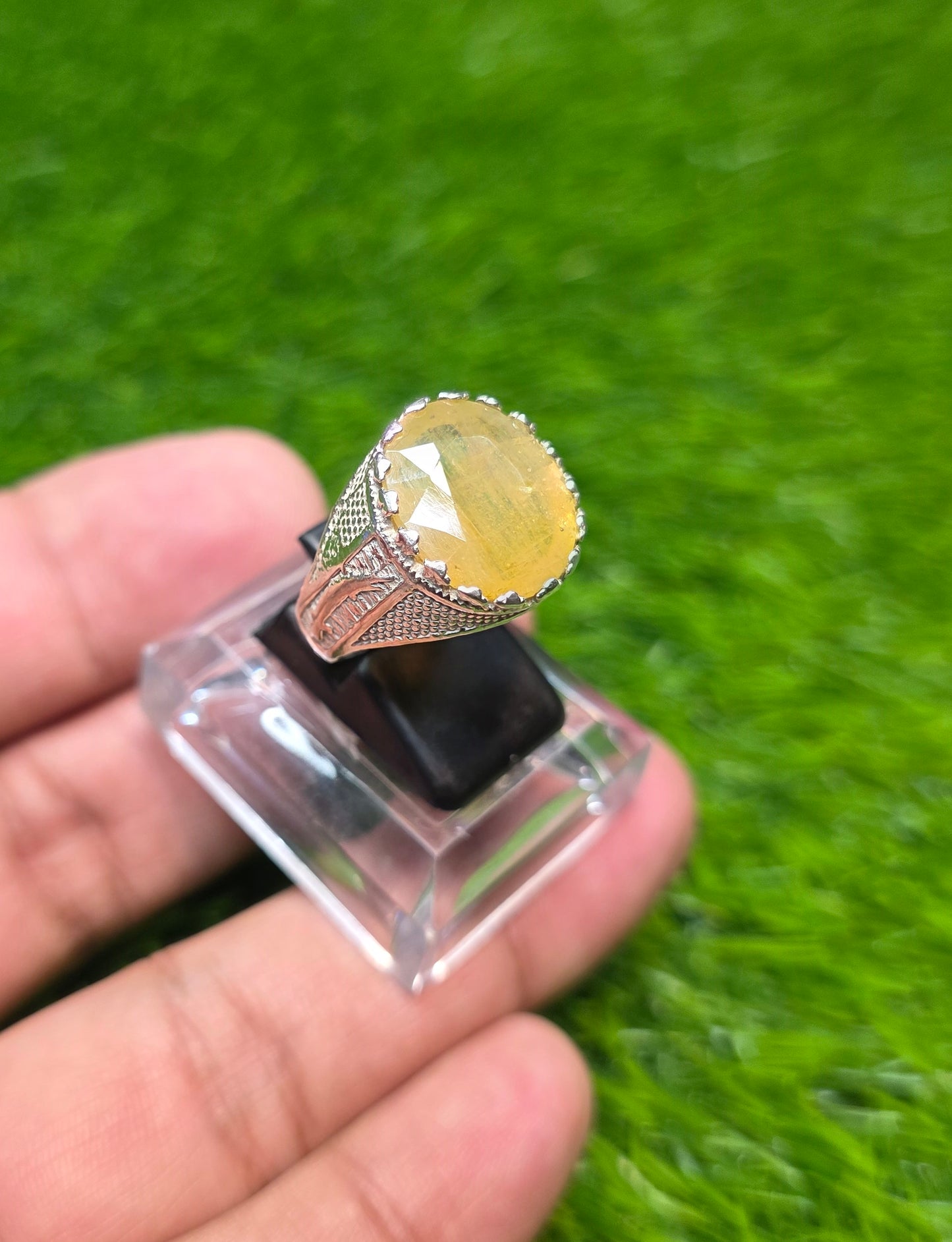 Premium Quality Pukhraj Ring