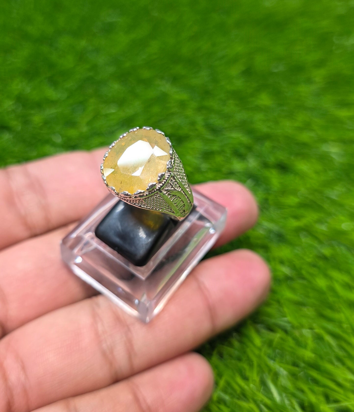 Premium Quality Pukhraj Ring