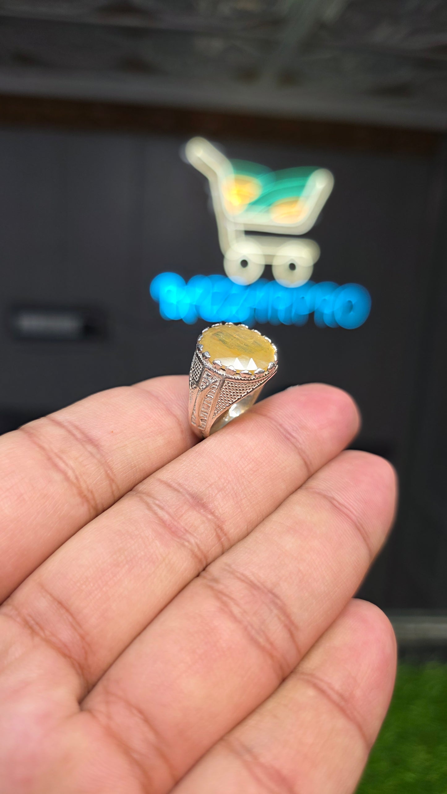 Premium Quality Pukhraj Ring