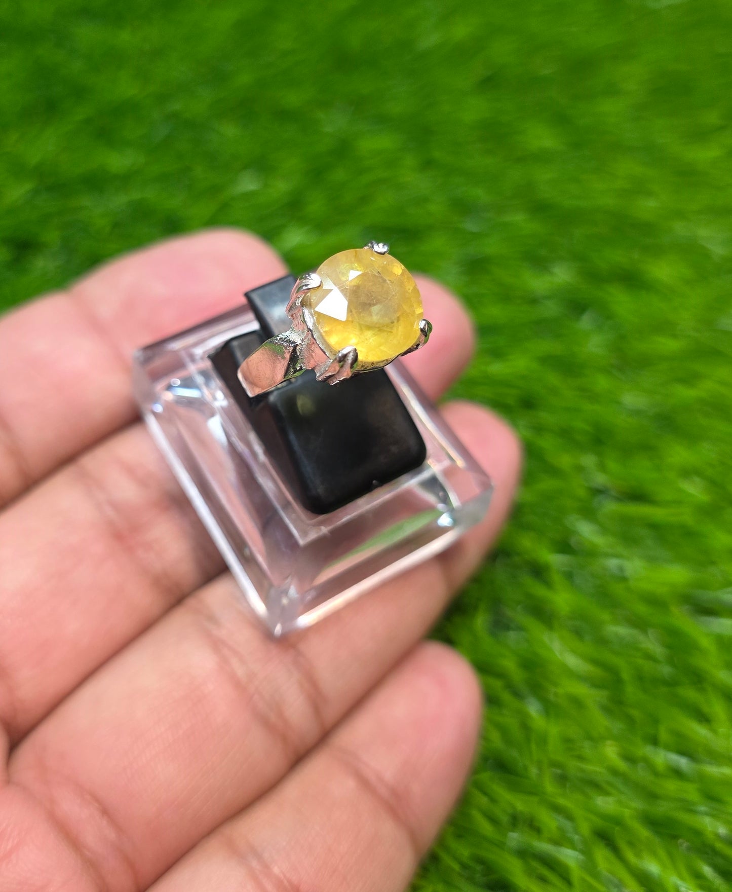 Premium Quality Pukhraj Ring