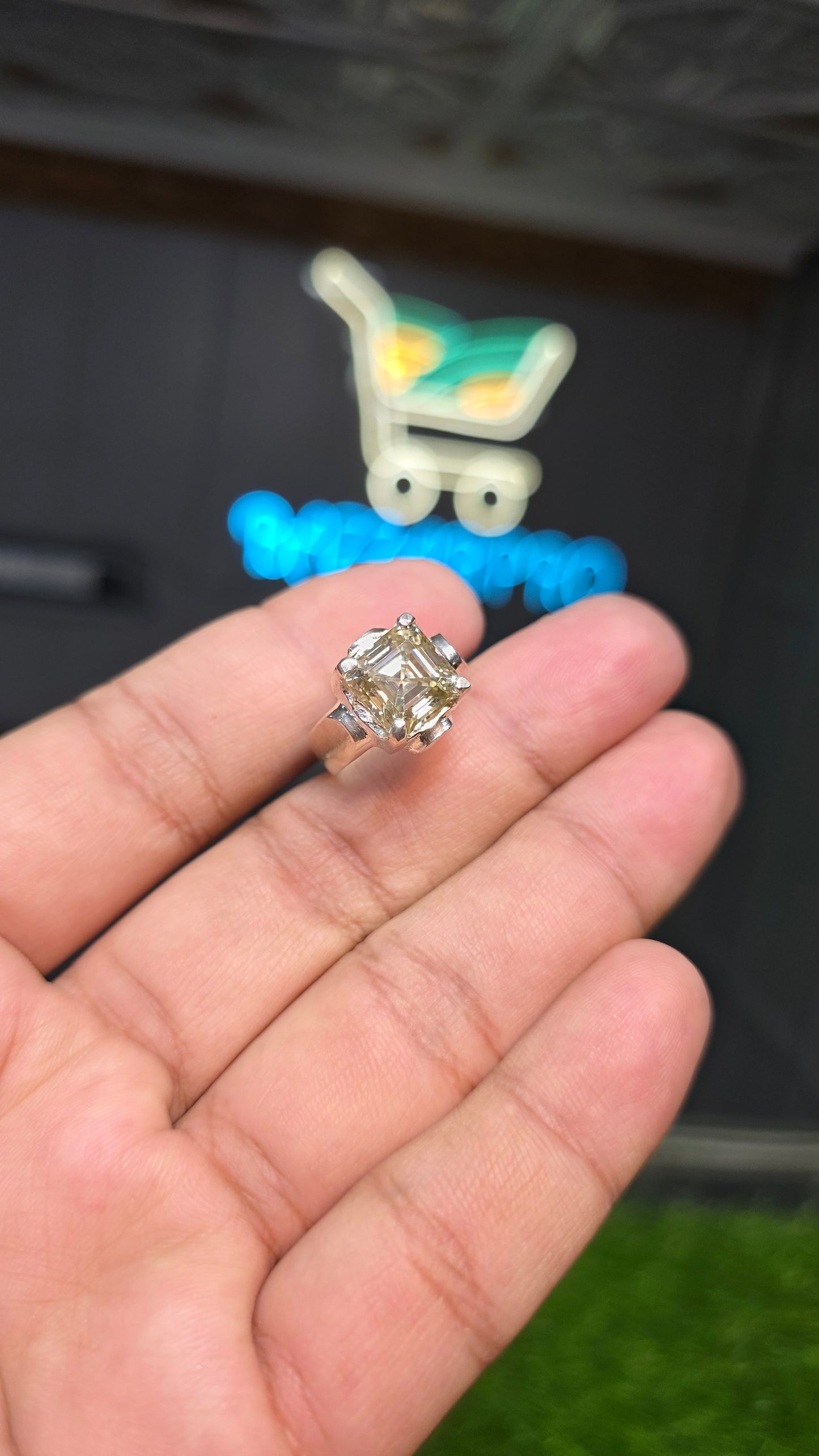 Premium Quality Rose Gold Moissanite Ring