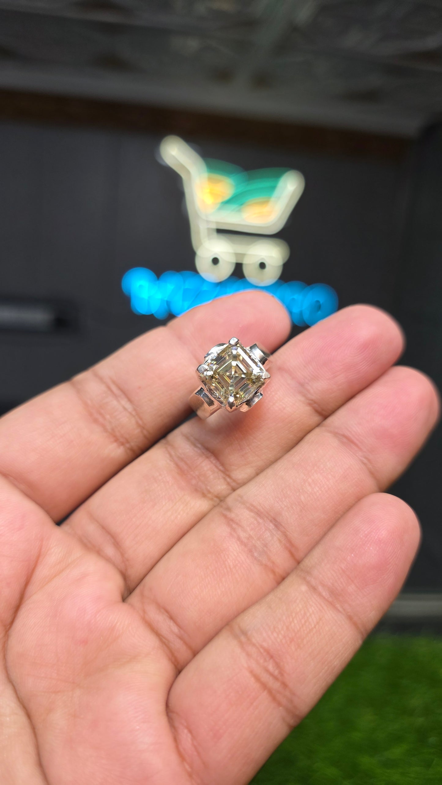 Premium Quality Rose Gold Moissanite Ring