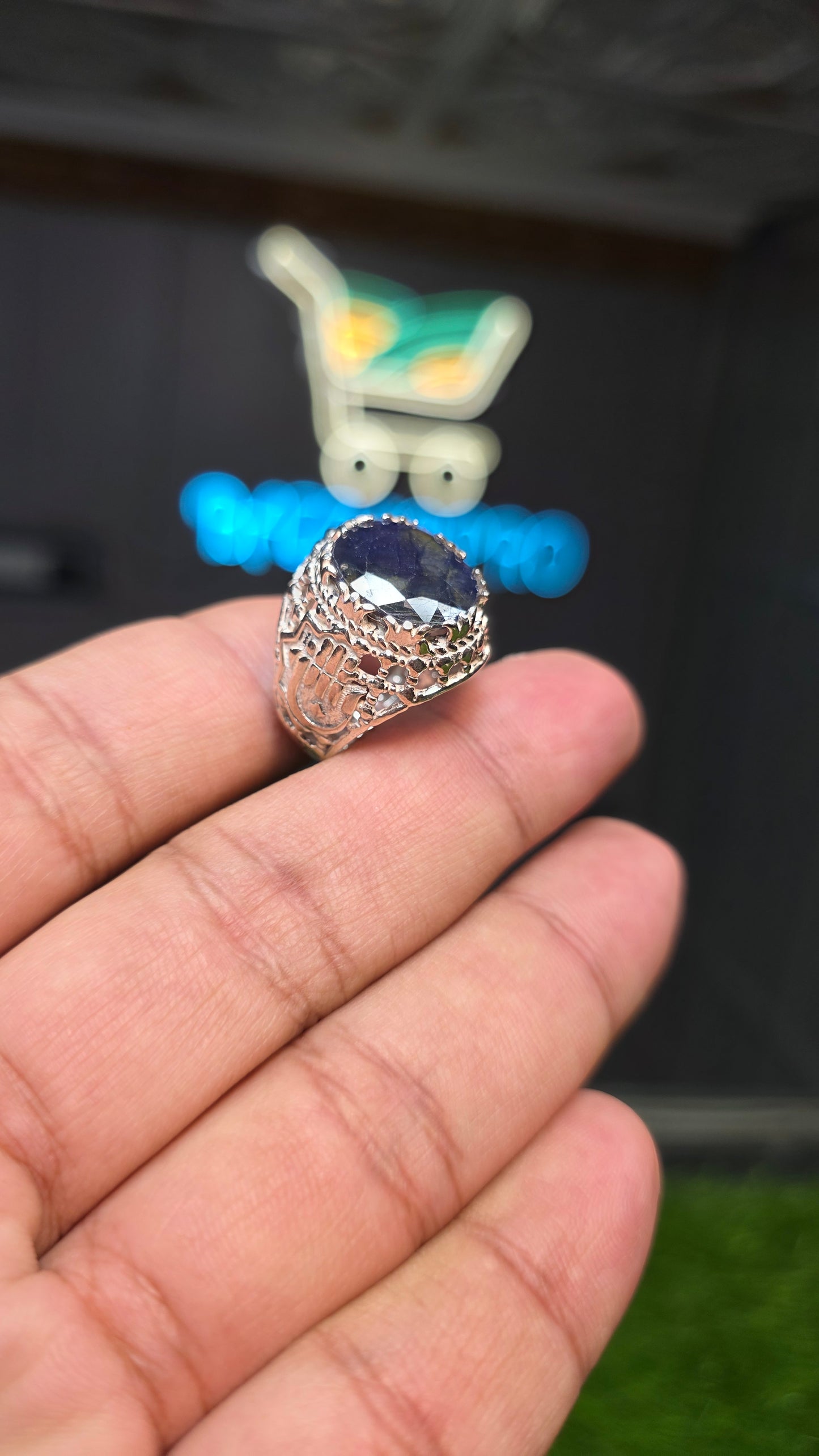 Premium Quality Neelam Ring
