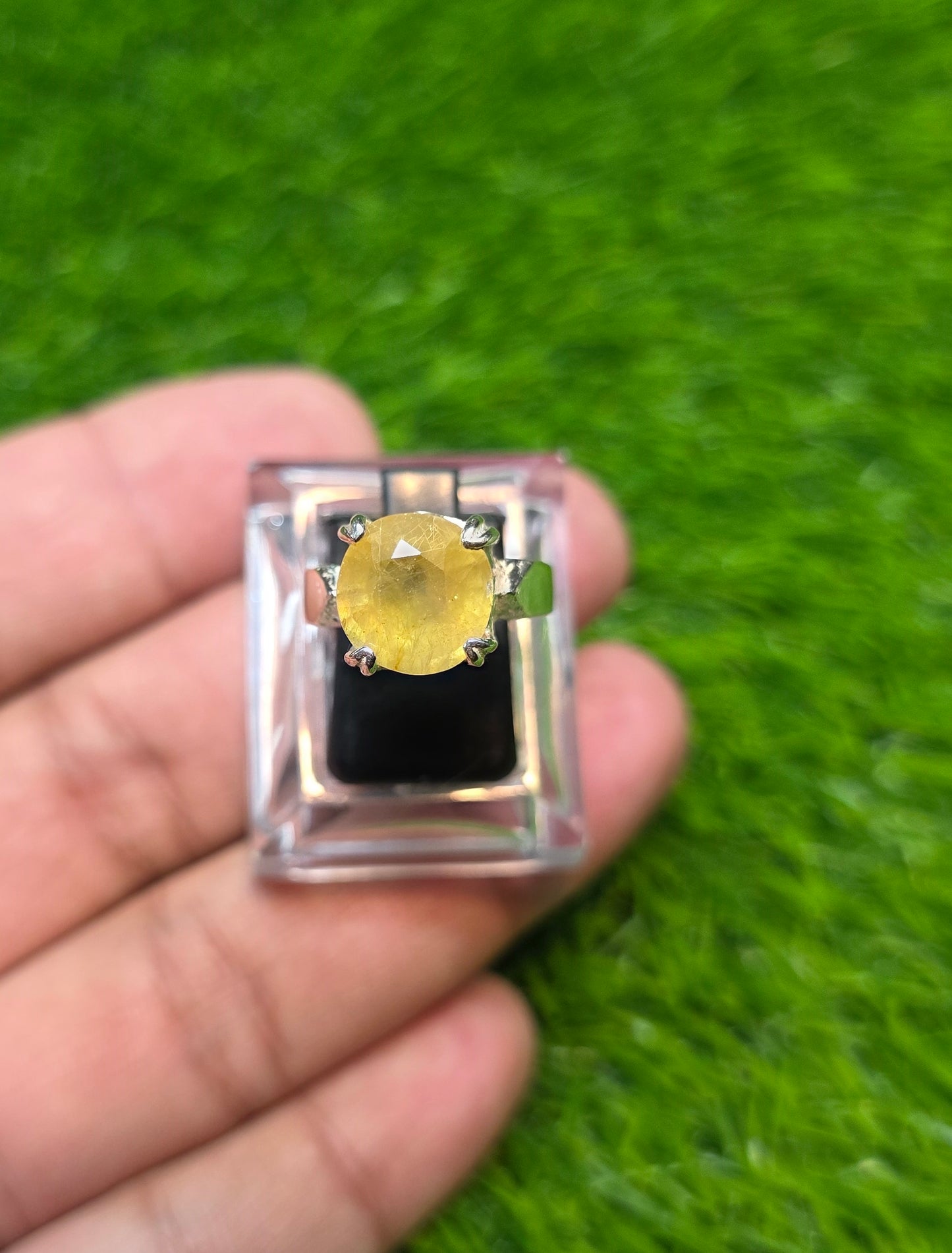 Premium Quality Pukhraj Ring