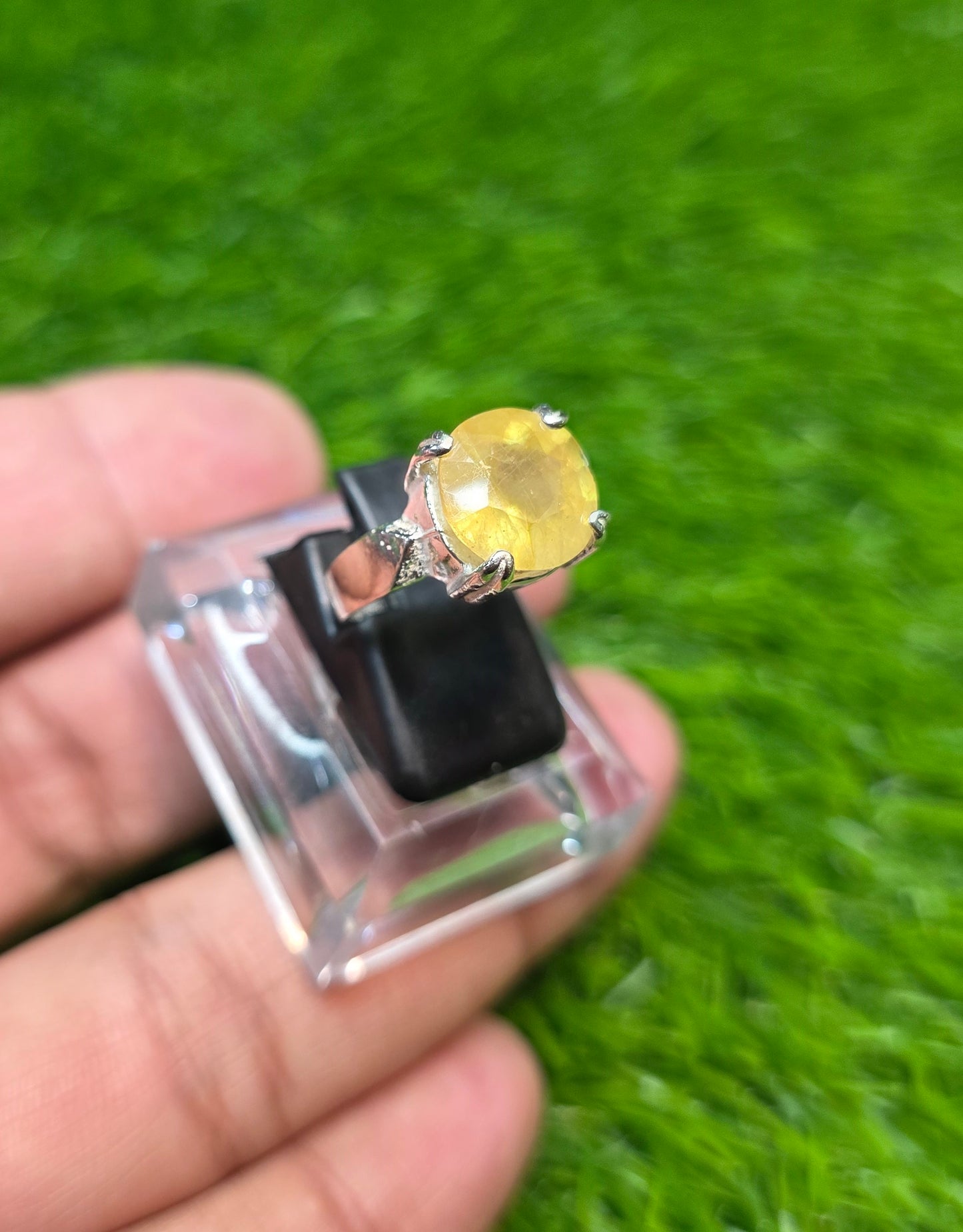 Premium Quality Pukhraj Ring