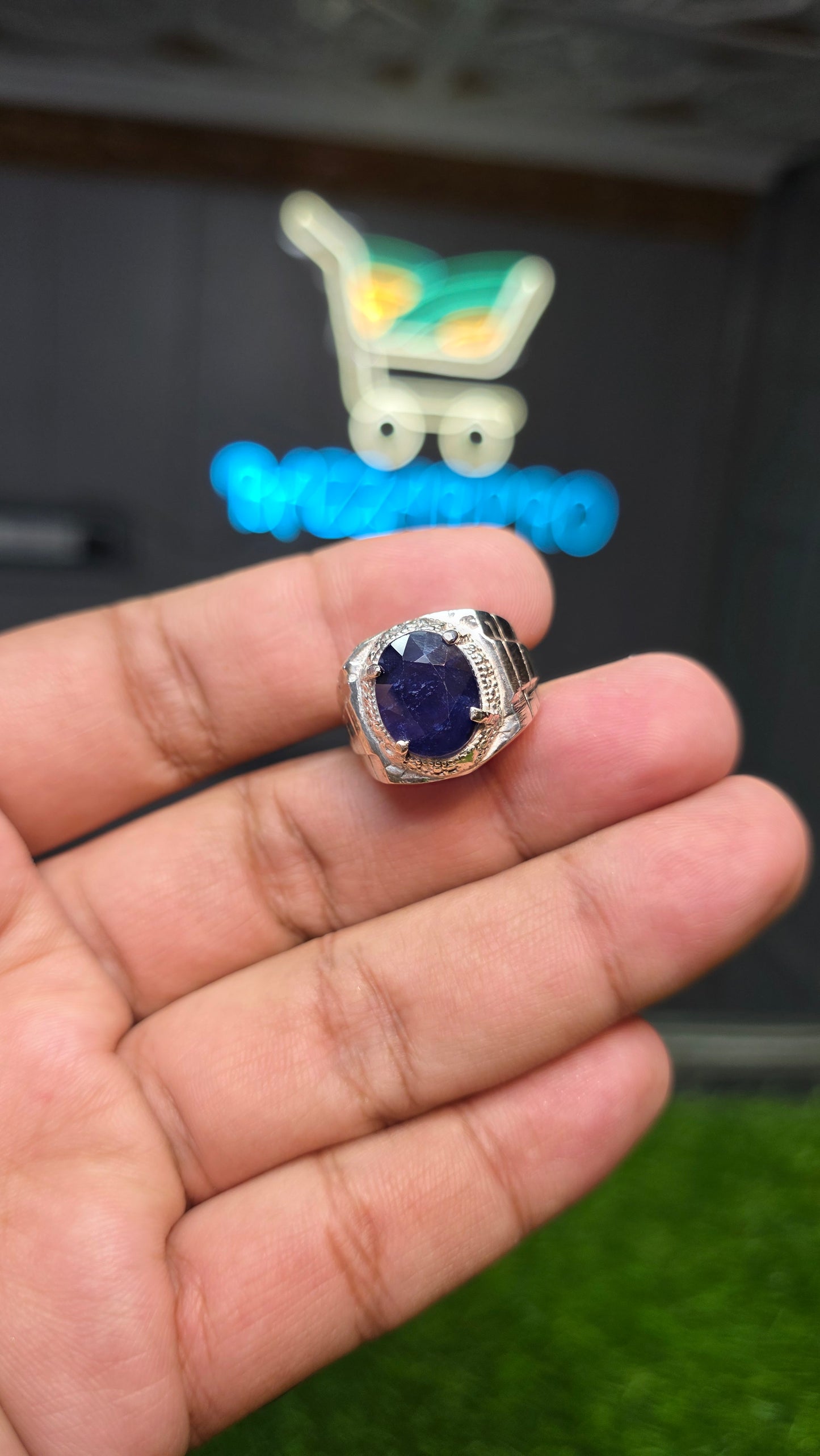 Premium Quality Neelam Ring