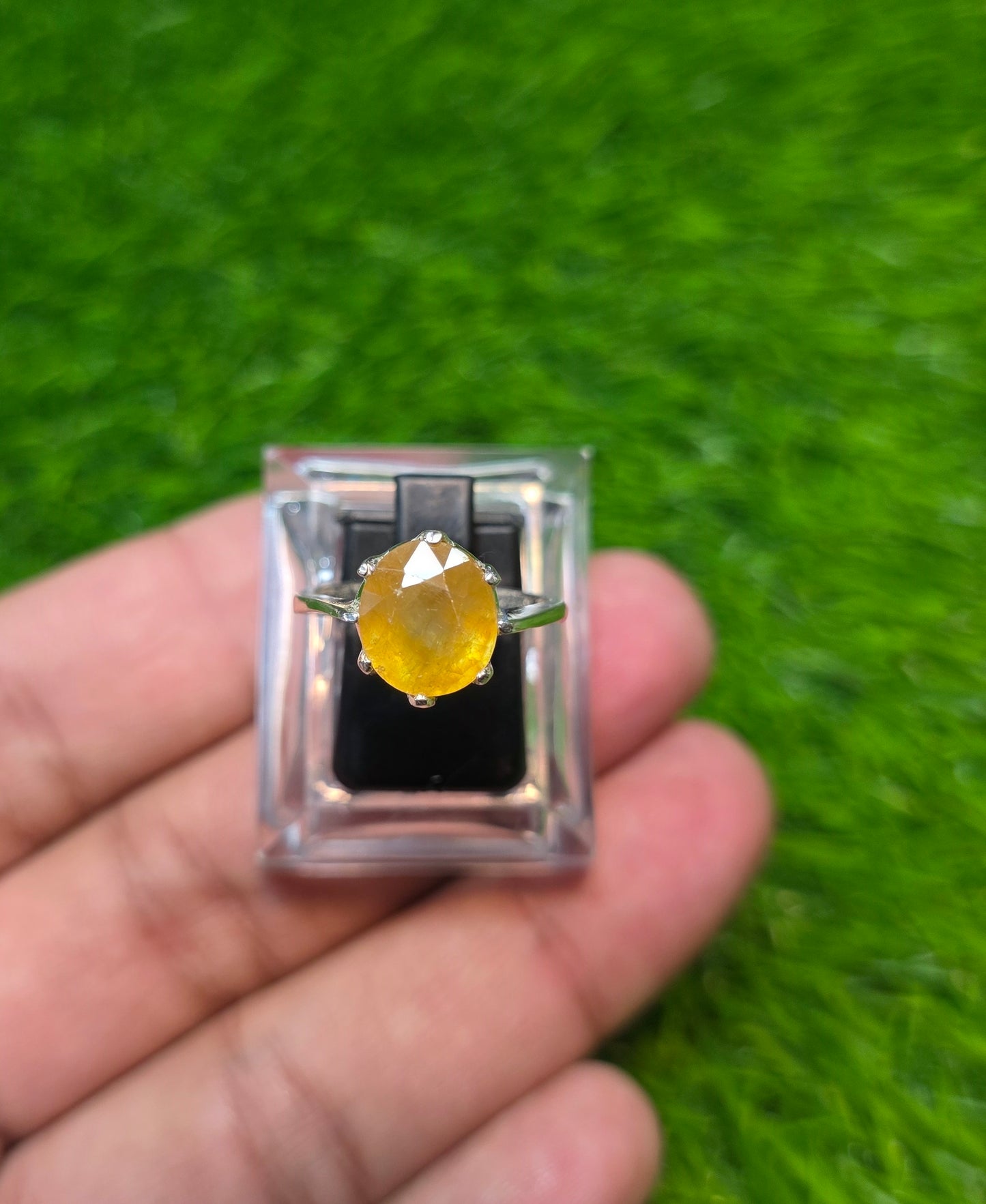 Premium Quality Pukhraj Ring