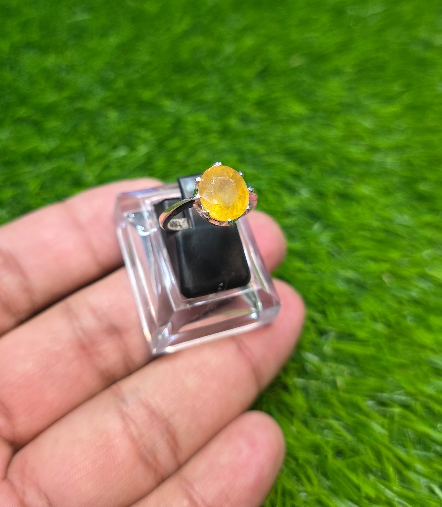 Premium Quality Pukhraj Ring