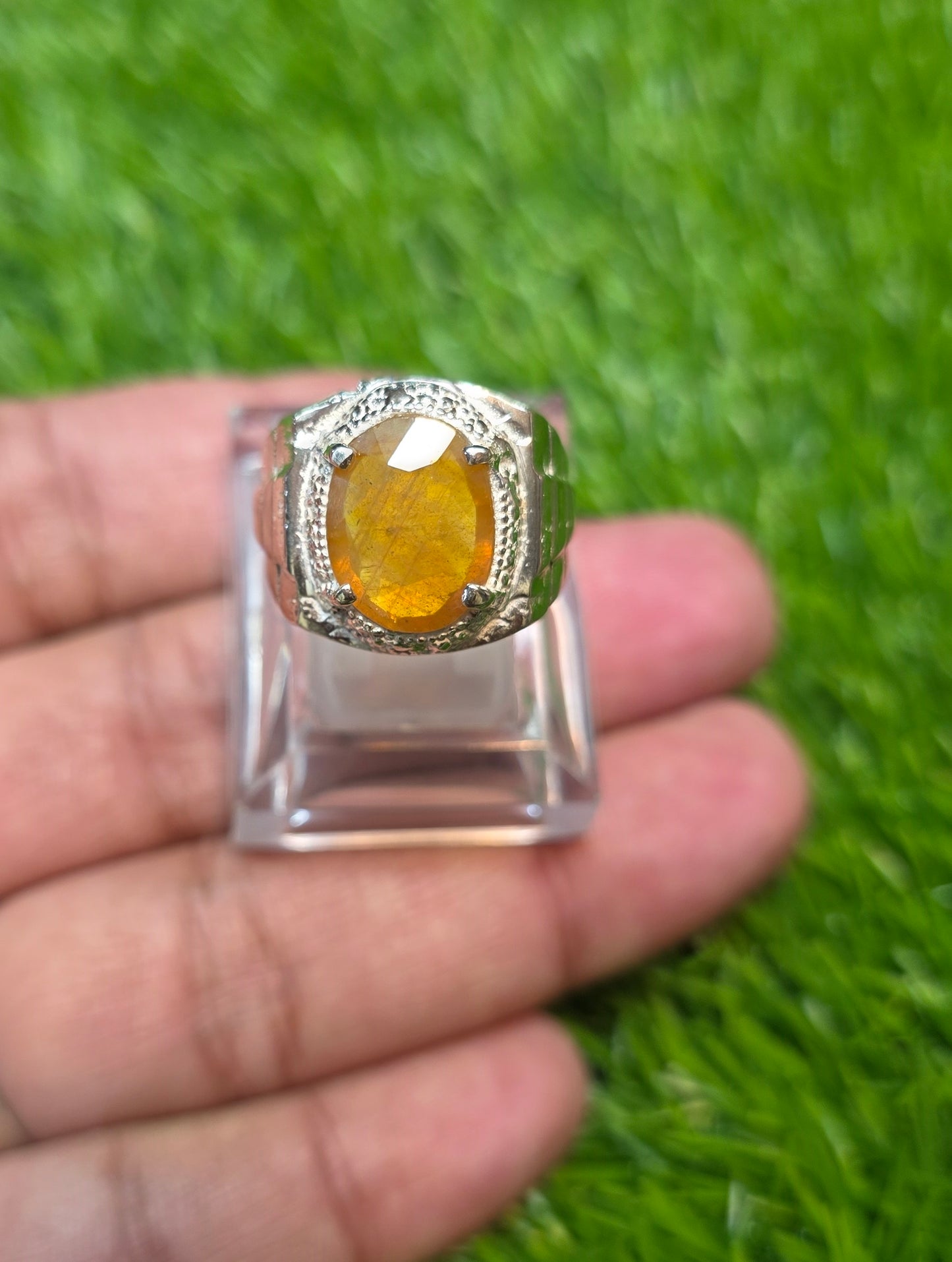 Premium Quality Pukhraj Ring