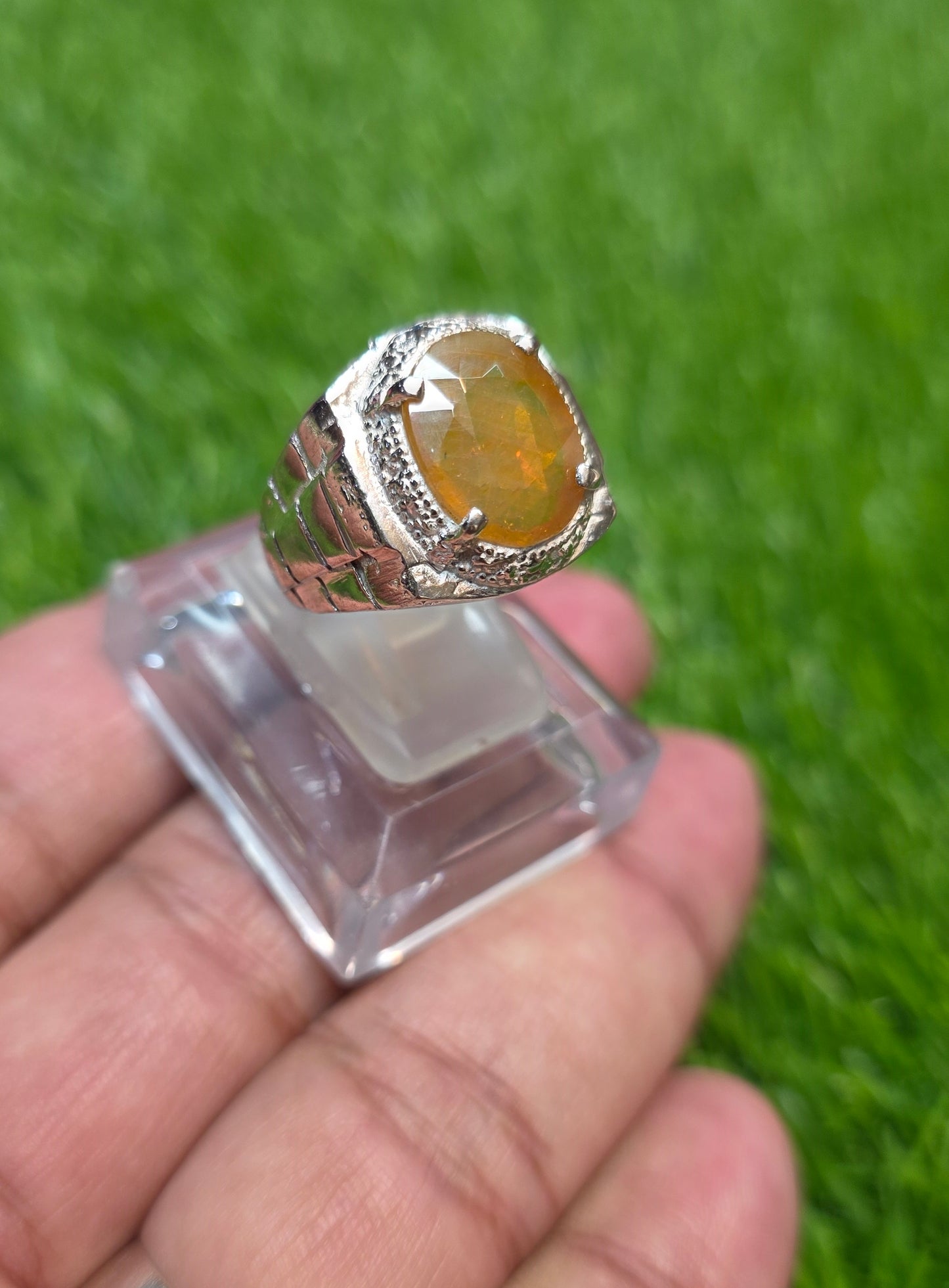 Premium Quality Pukhraj Ring