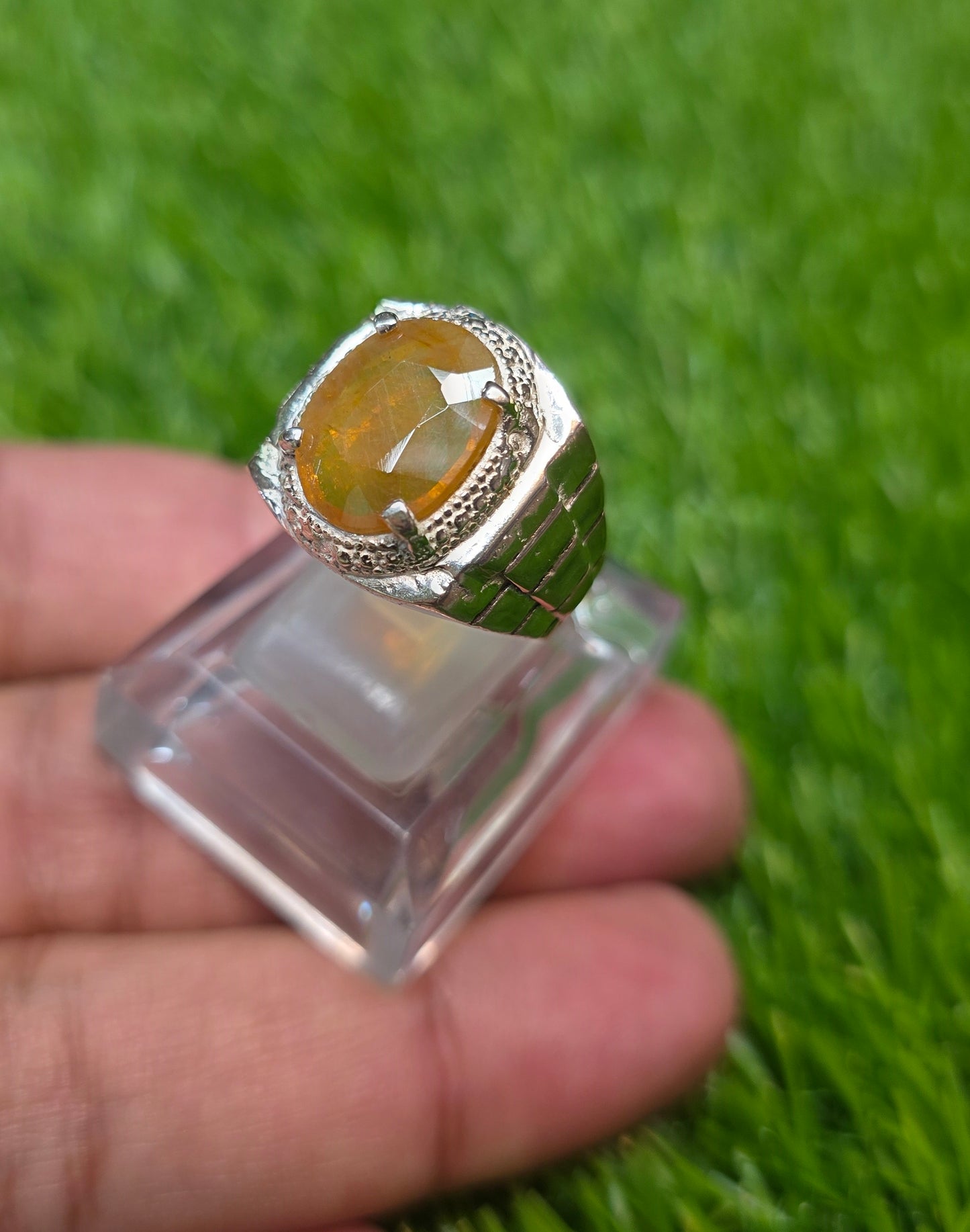 Premium Quality Pukhraj Ring