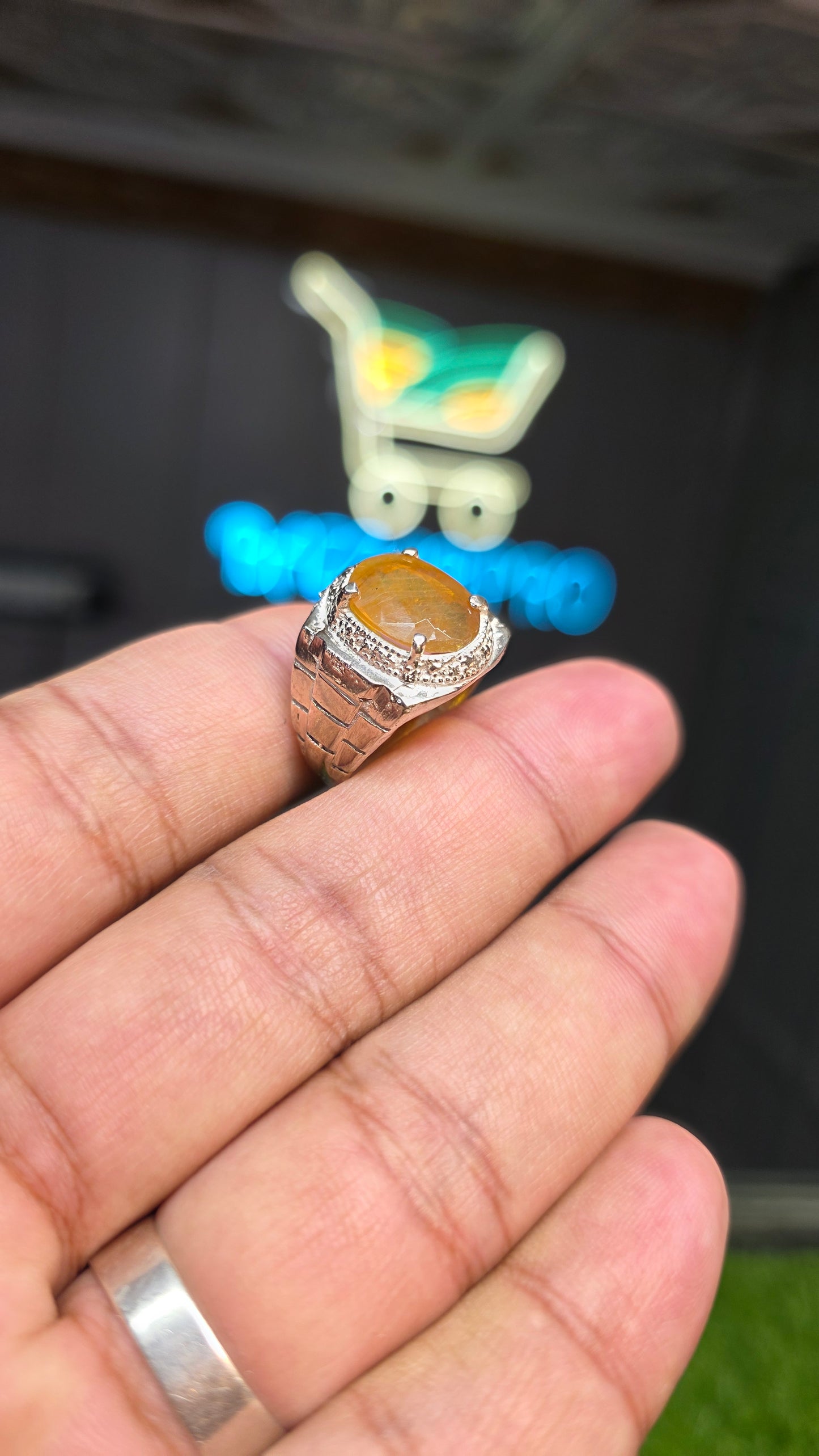 Premium Quality Pukhraj Ring