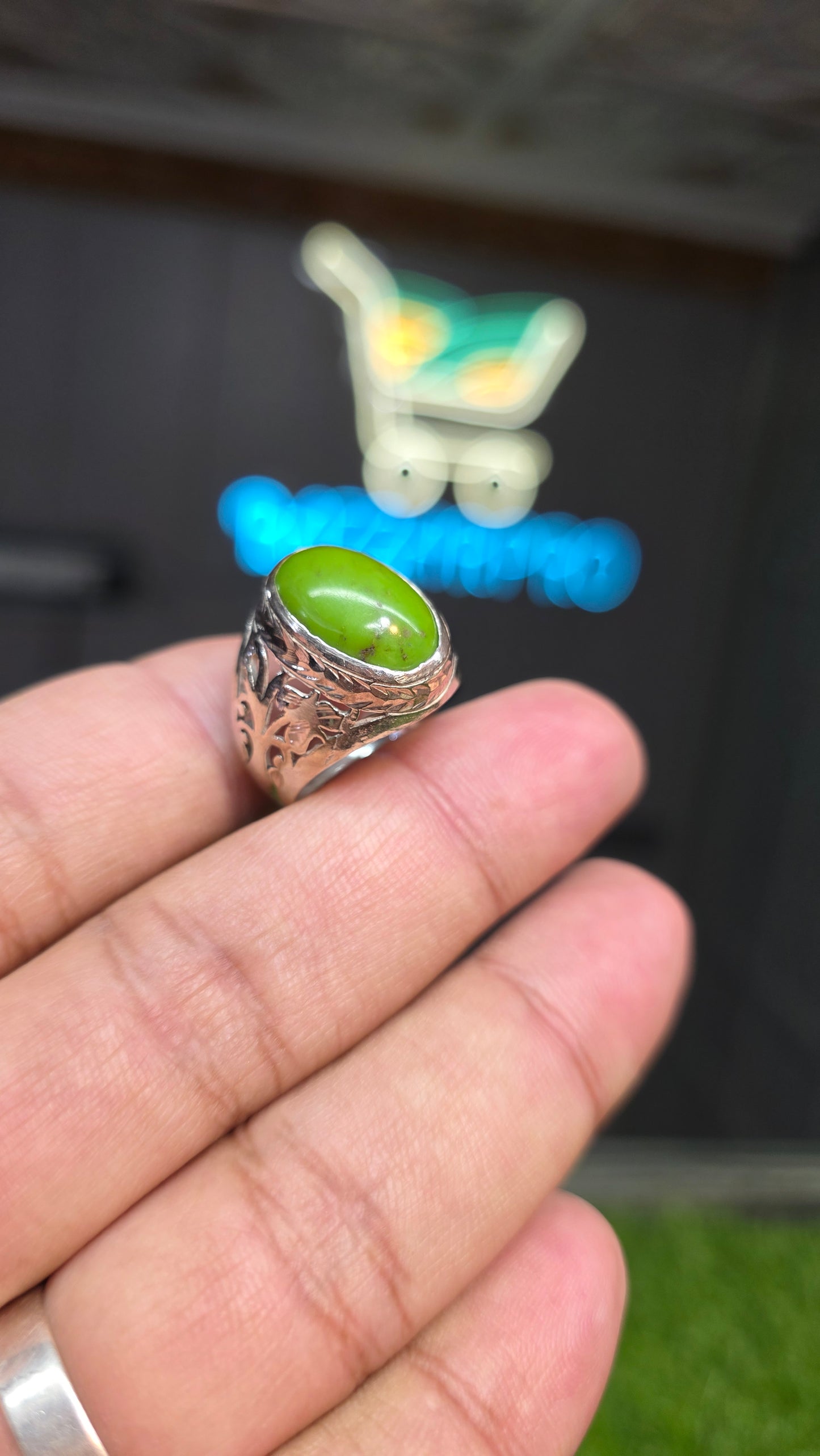 Premium Quality Old Mine Hussani Feroza Ring