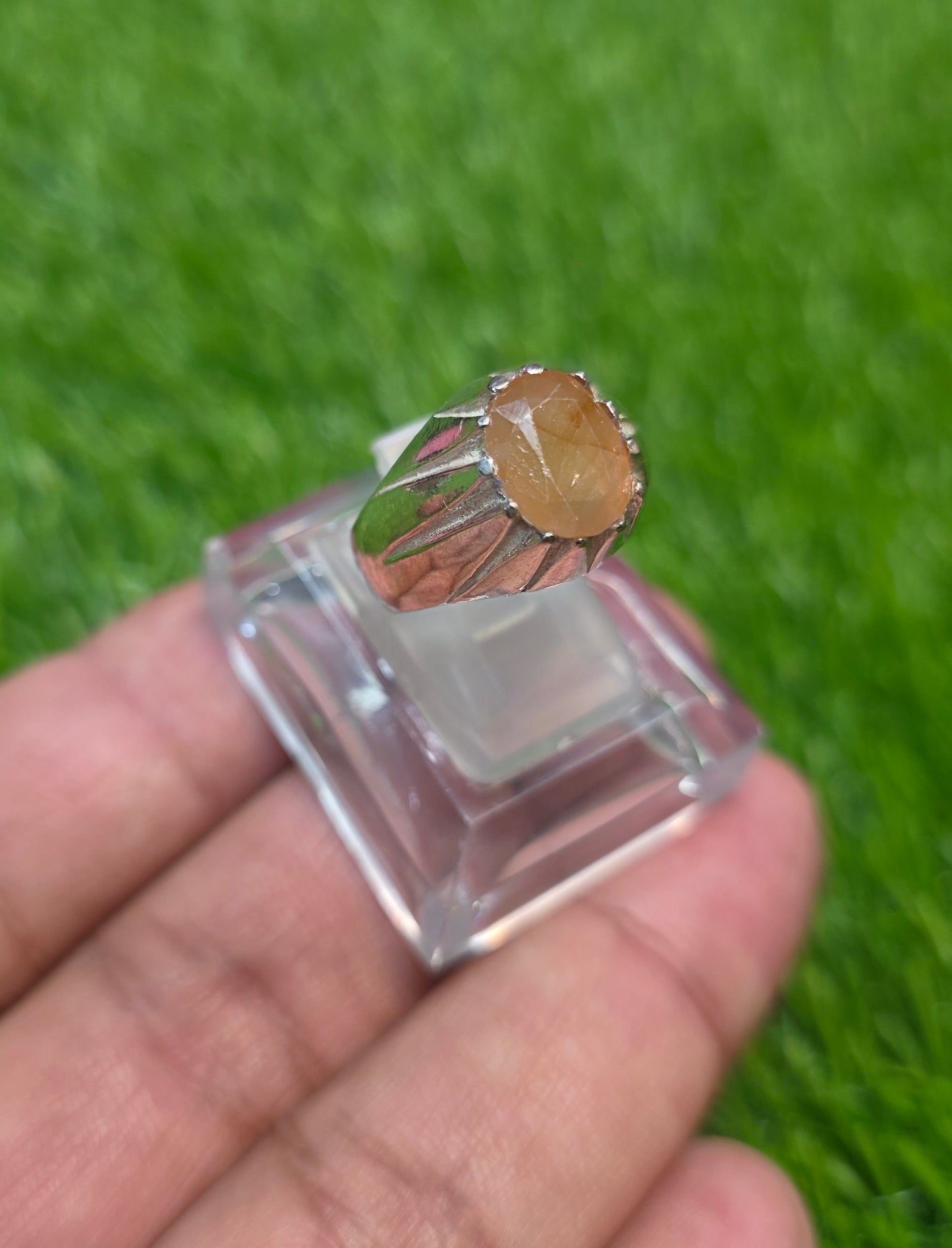 Premium Quality Pukhraj Ring