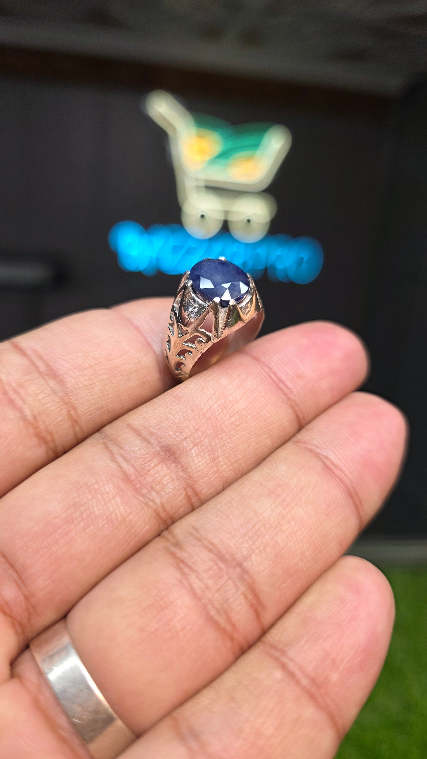 Premium Quality Neelam Ring