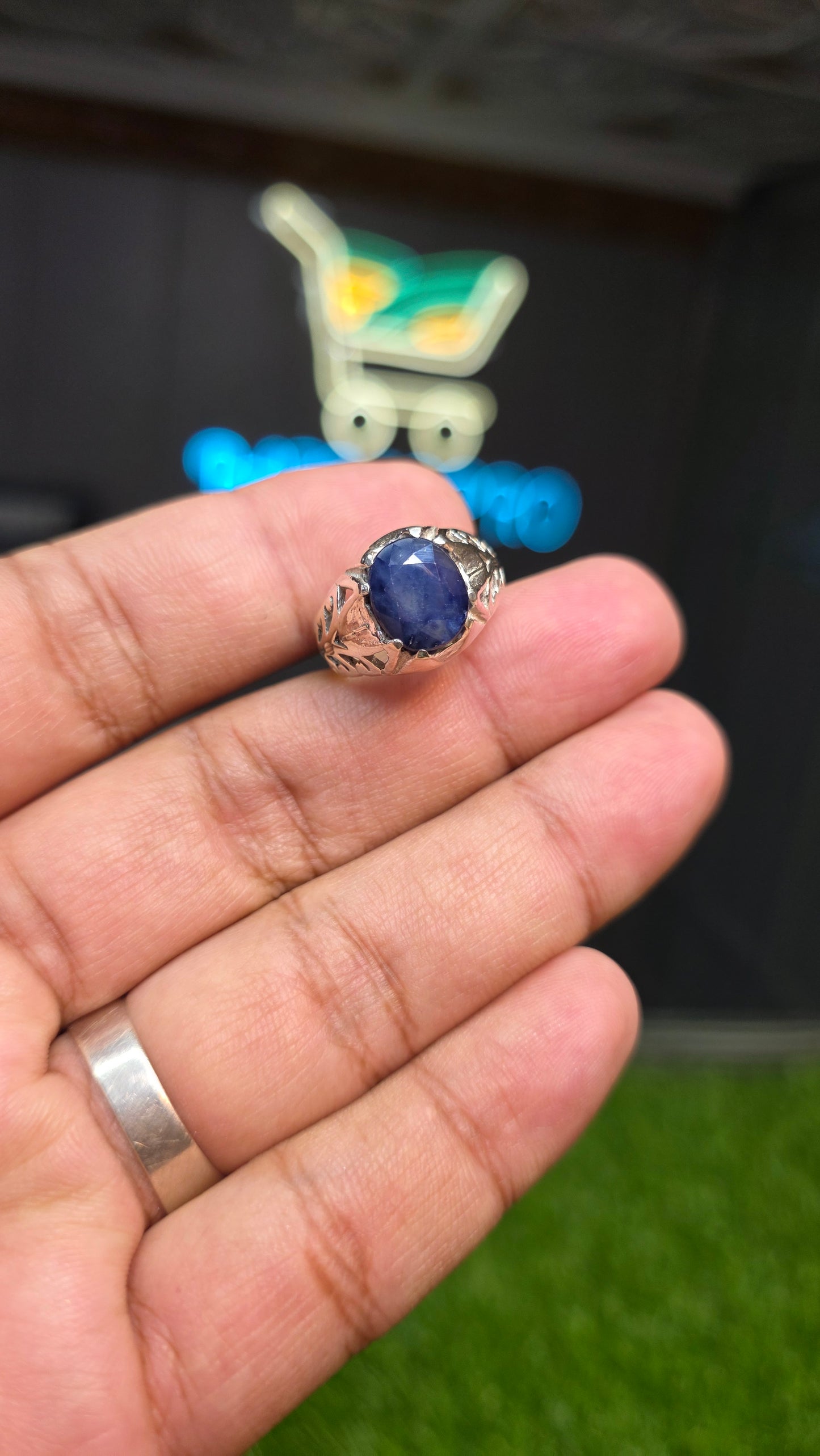 Premium Quality Neelam Ring