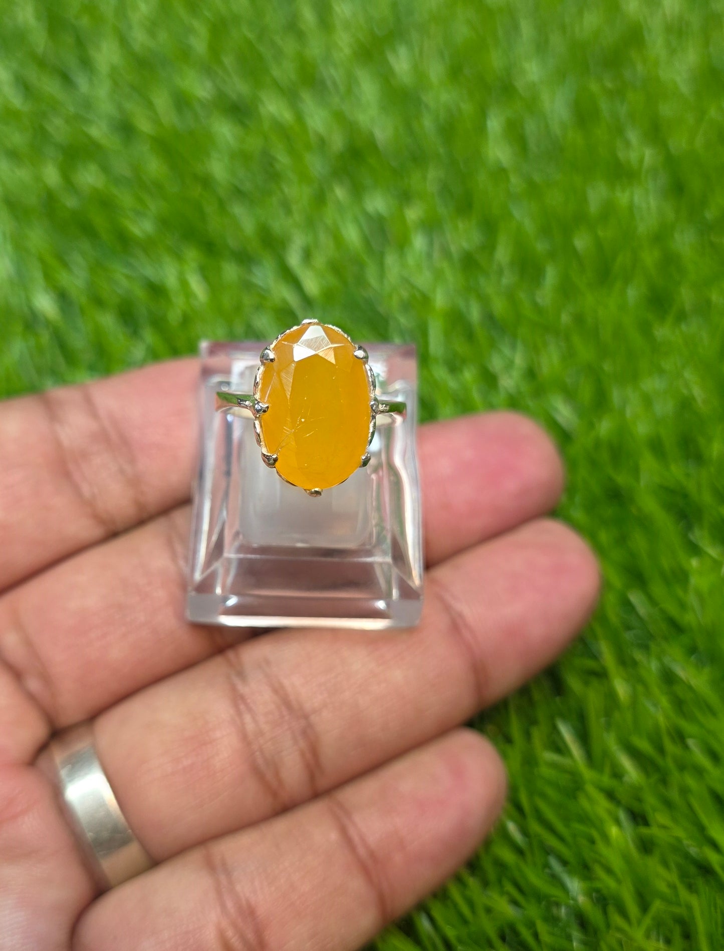 Premium Quality Pukhraj Ring