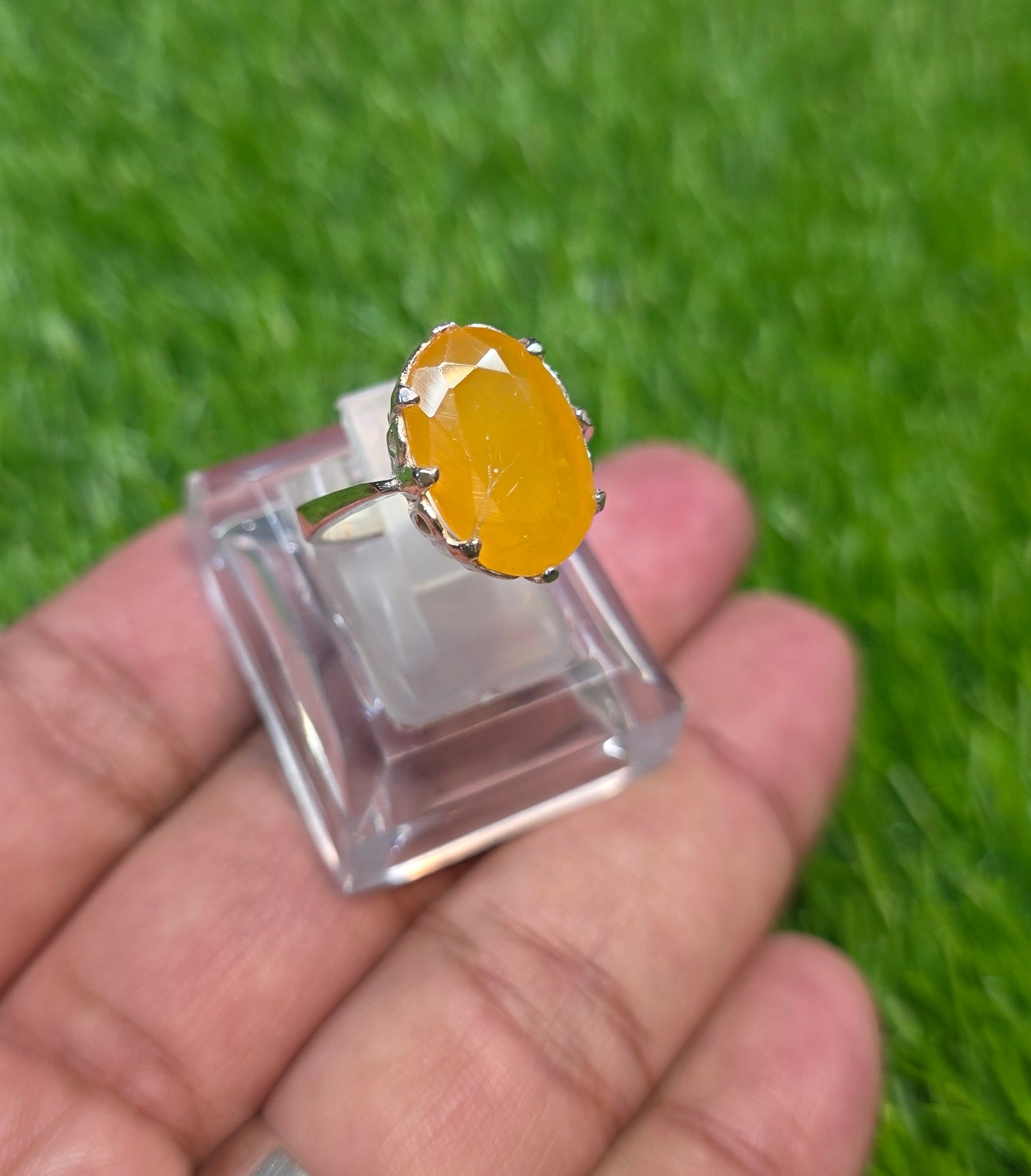 Premium Quality Pukhraj Ring