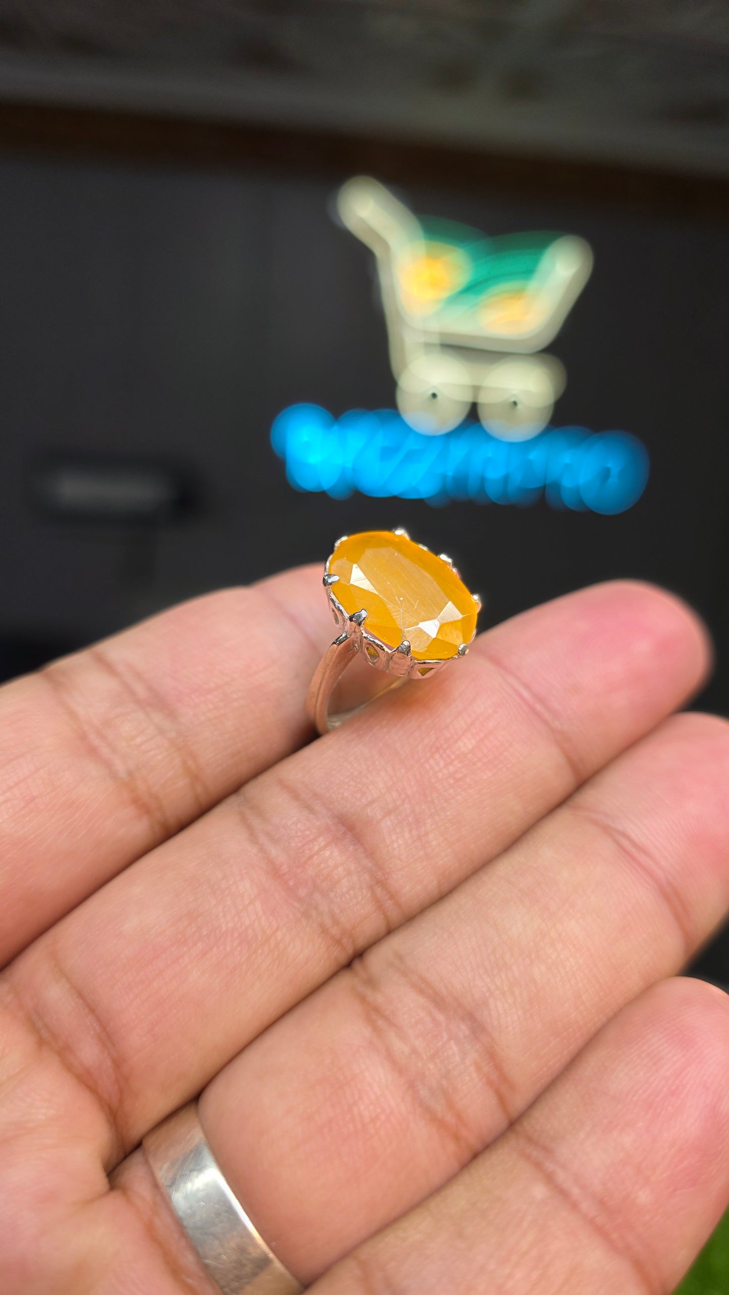 Premium Quality Pukhraj Ring