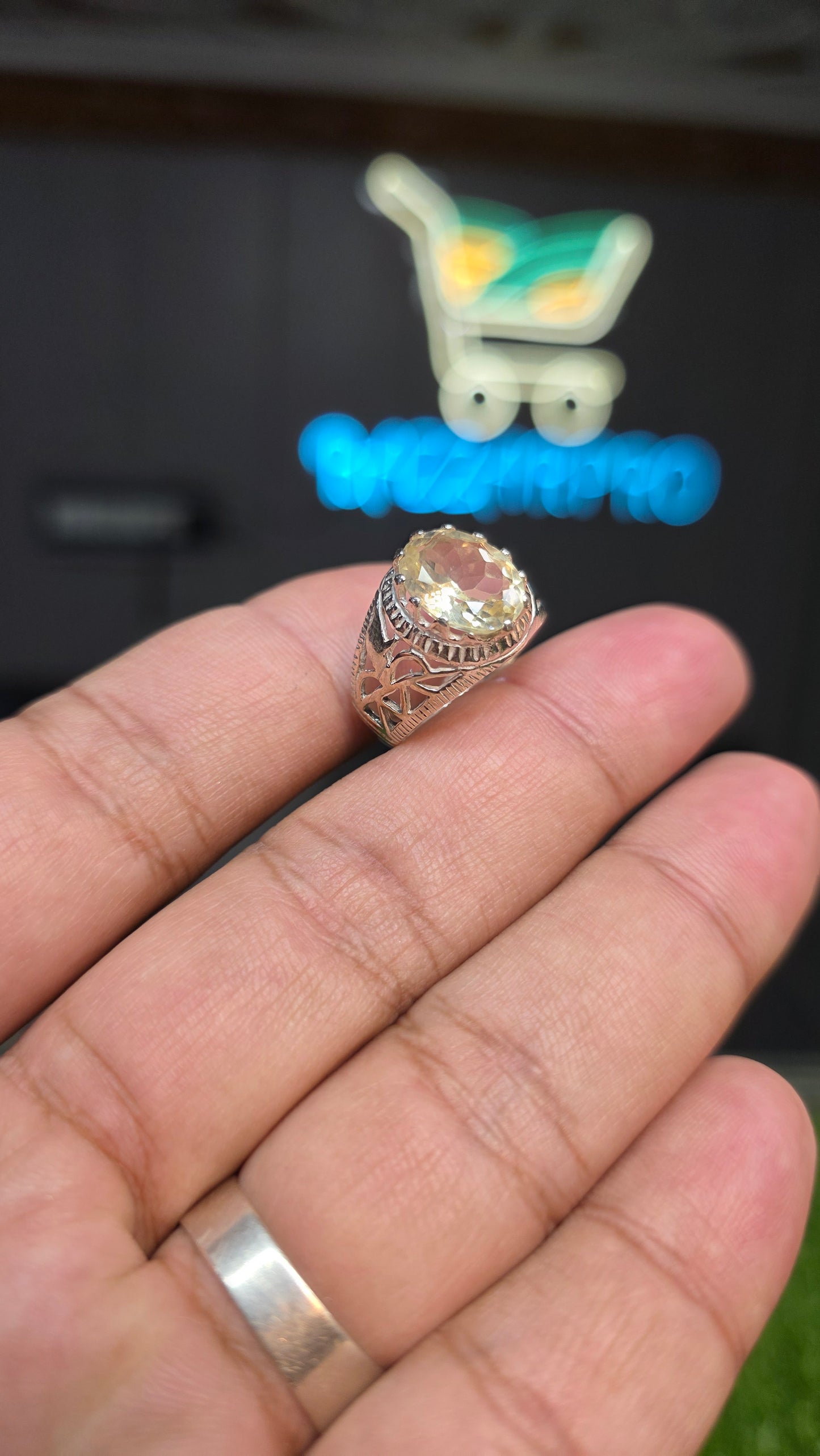 Premium Quality Natural Citrine Ring