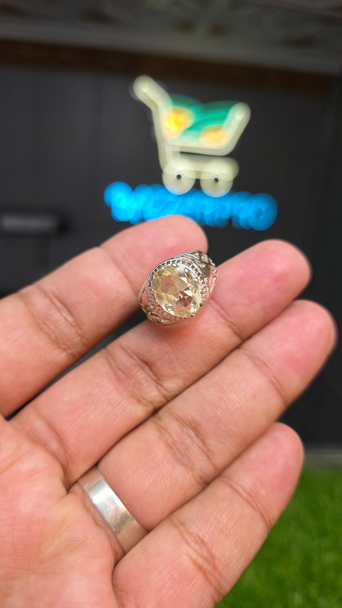 Premium Quality Natural Citrine Ring