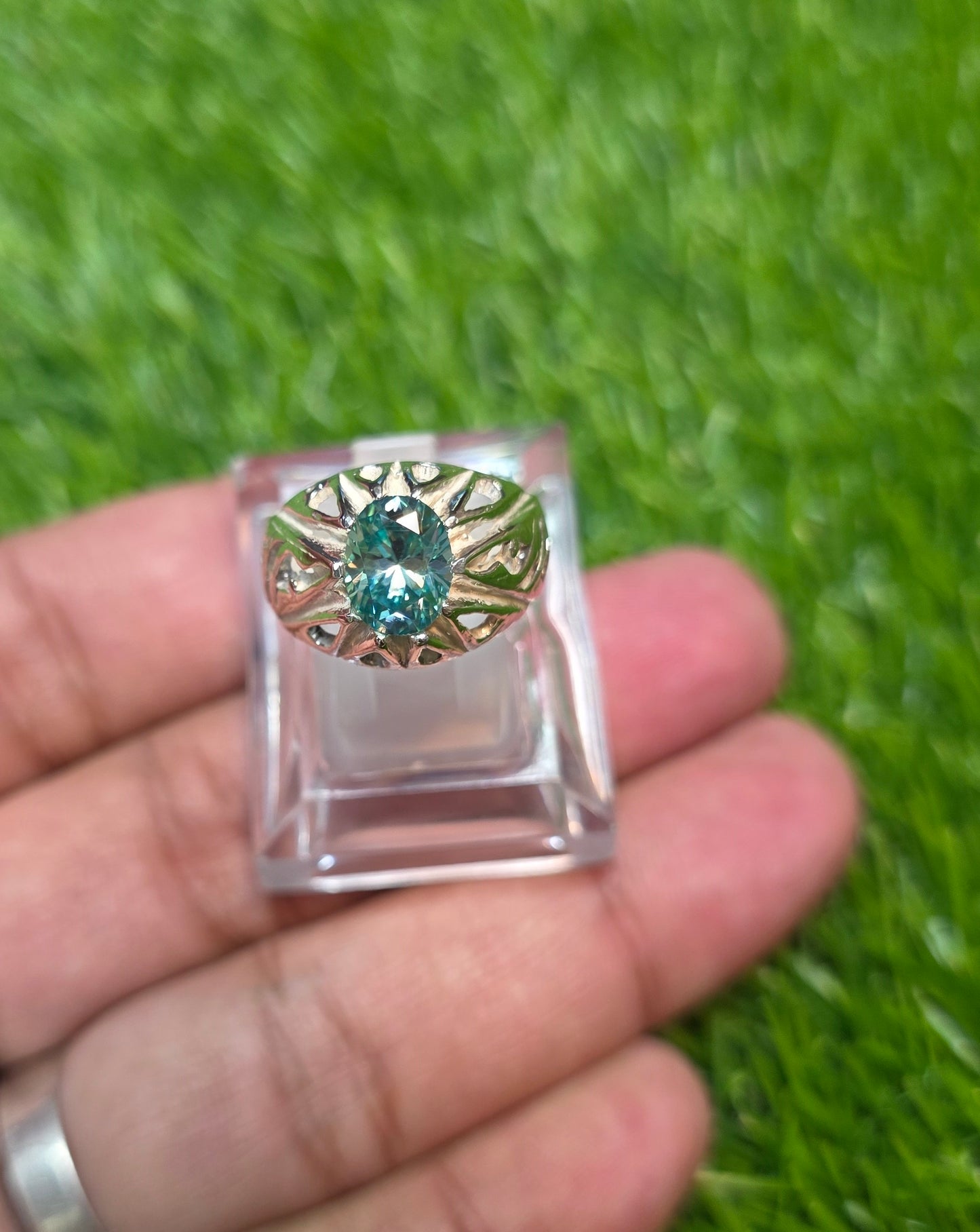 Premium Quality Oval Moissanite Ring