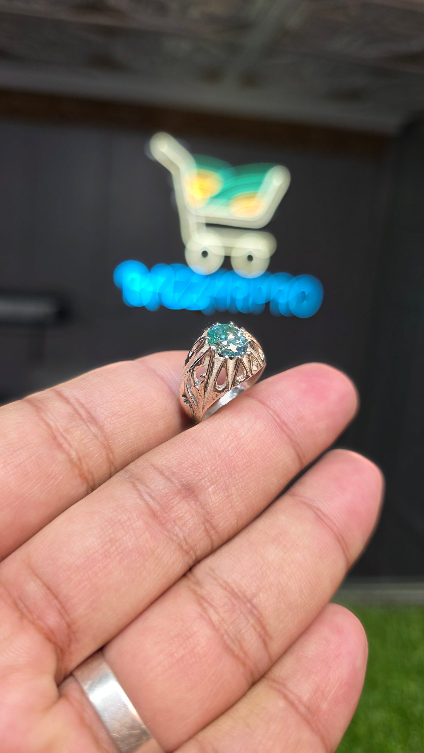 Premium Quality Oval Moissanite Ring