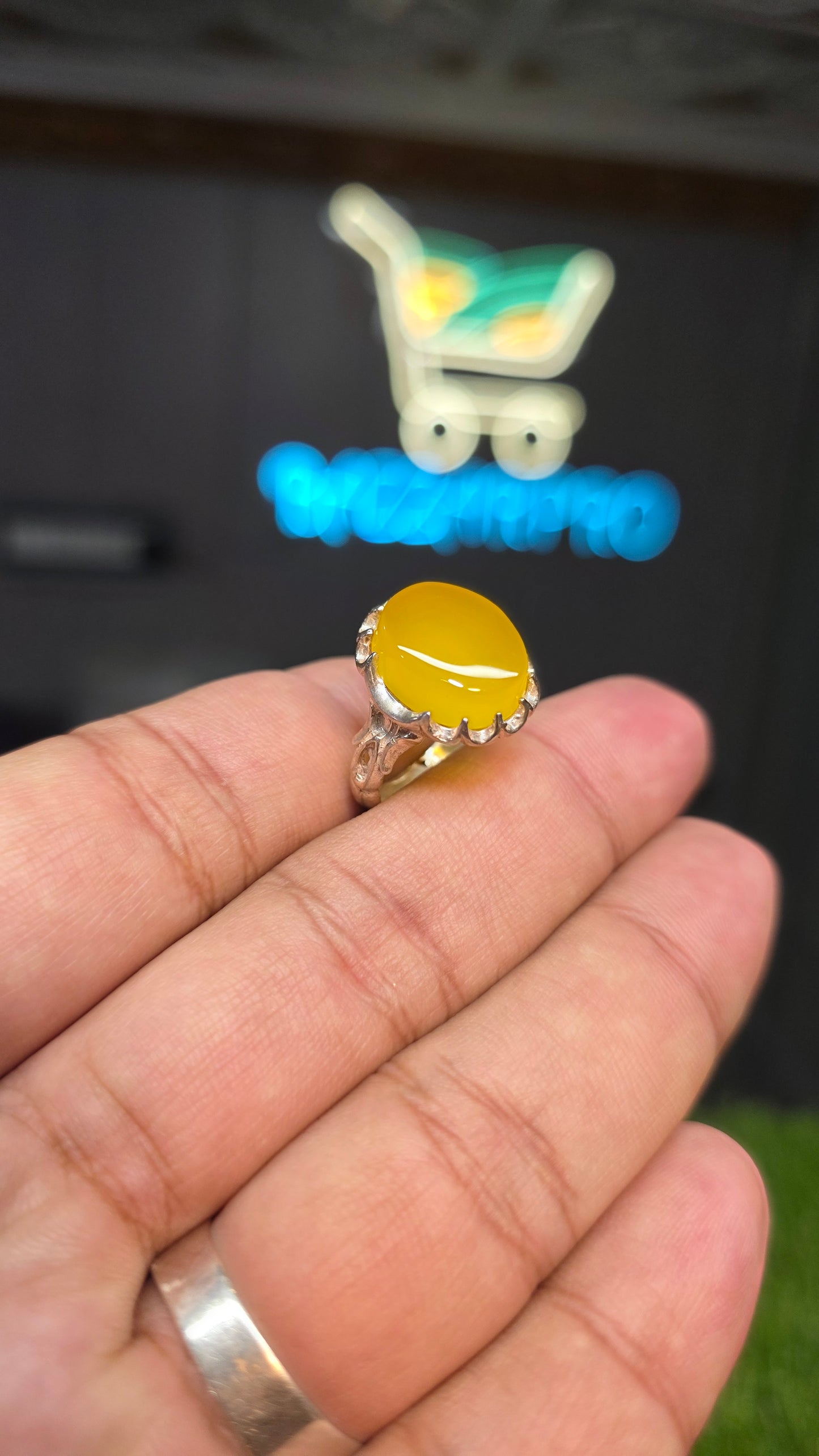 Premium Quality Zarad Aqeeq Ring