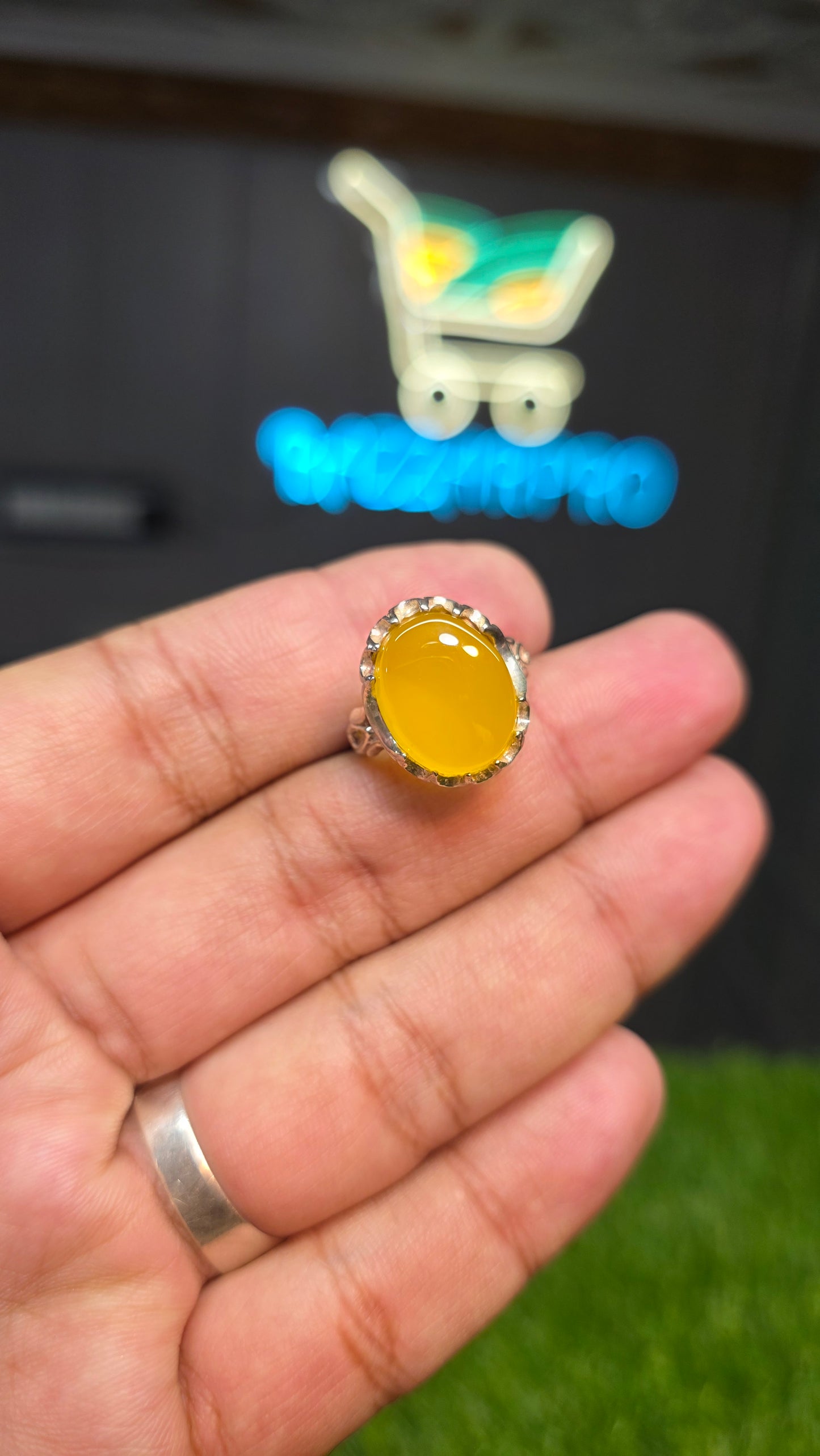Premium Quality Zarad Aqeeq Ring
